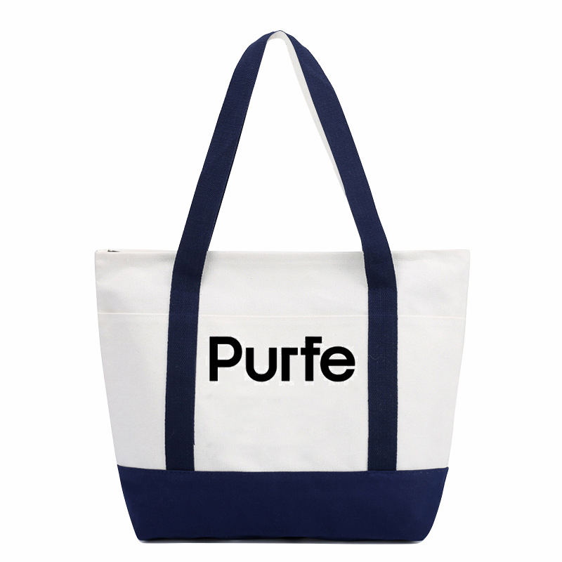 Cotton Canvas Shoulder Bag 4