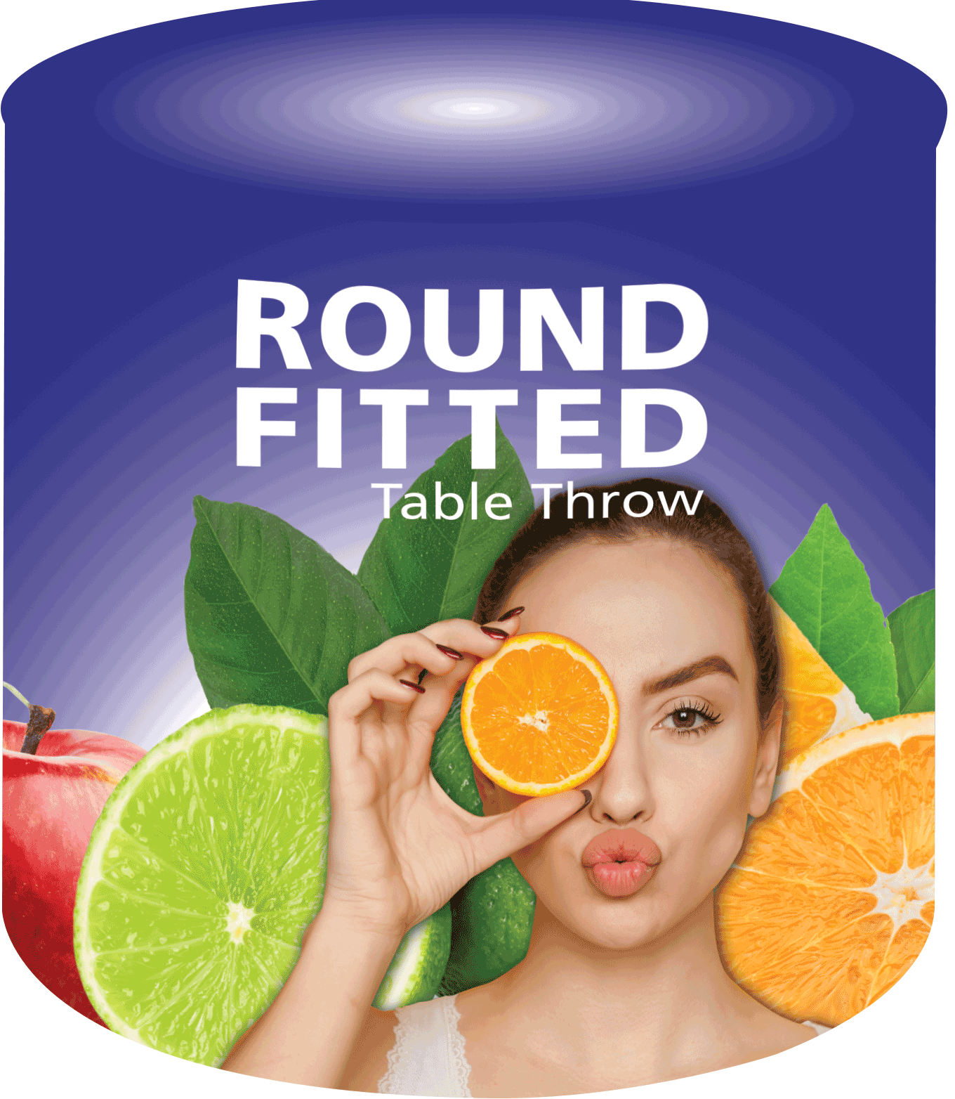 30" Fitted Round Table Throw (48" Diameter)