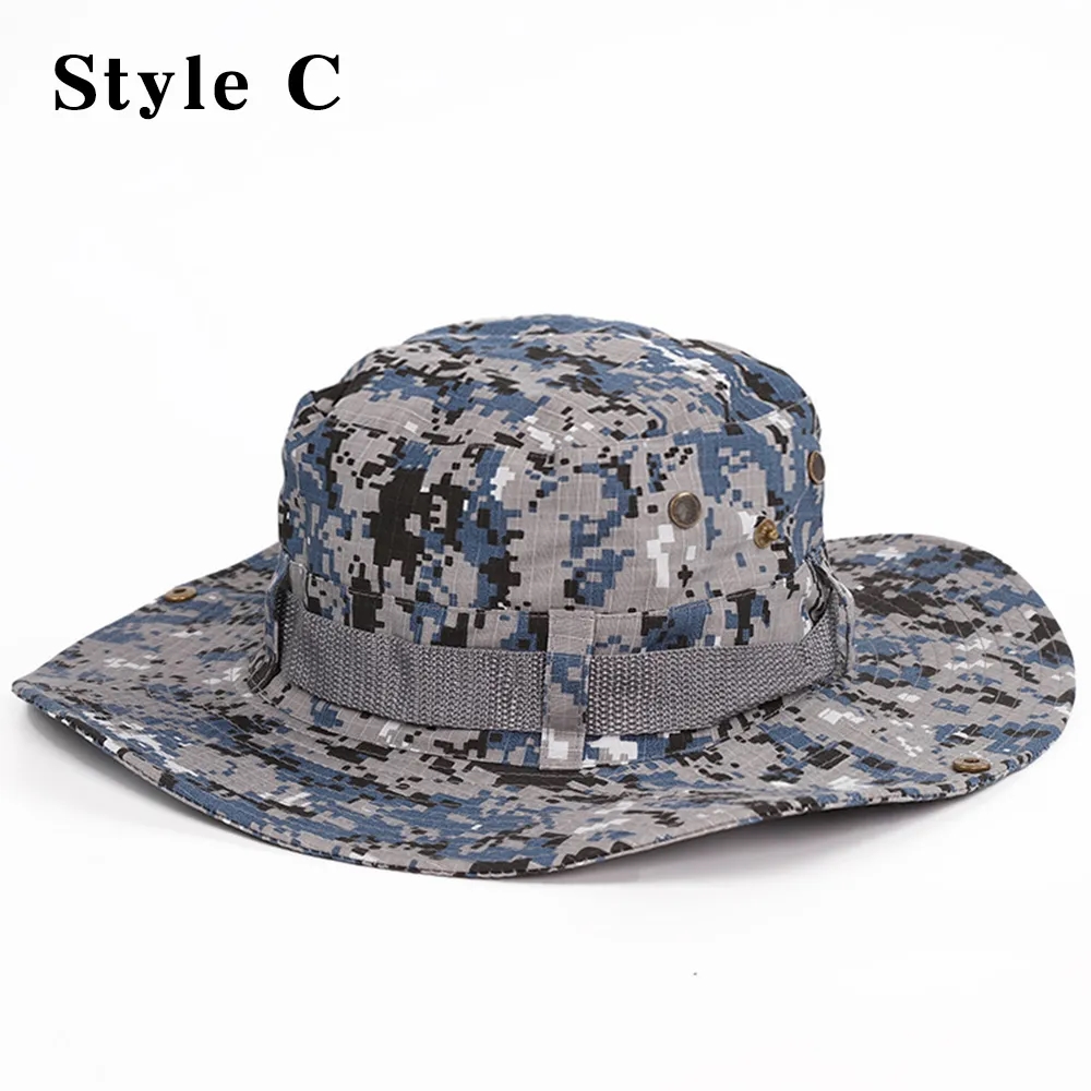 Wholesale Custom LOGO UPF50+ Boonie Hats Wide Brim Hiking 7