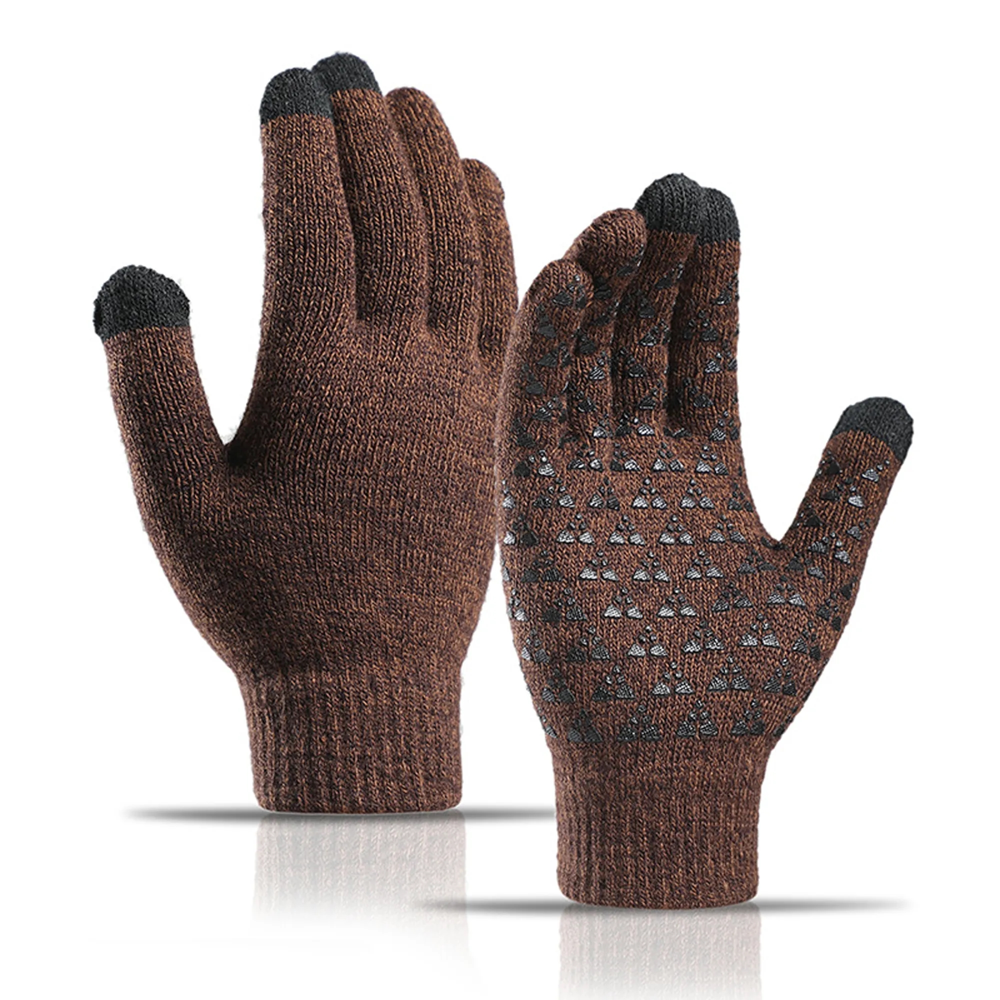 Non-Slip Warmth Gloves W/ 3 Finger Touch 6