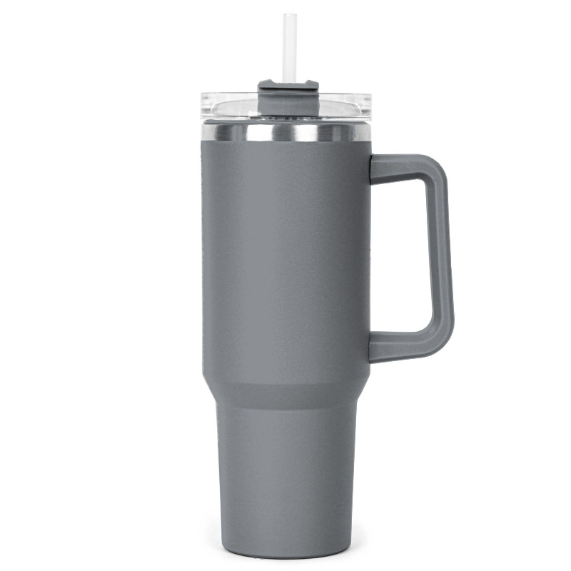 40 oz Stainless Steel Double Wall Mug w/Lid - Free Gift Box 9