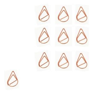 Water Drop Shaped Paper Clips In Tin Box 9