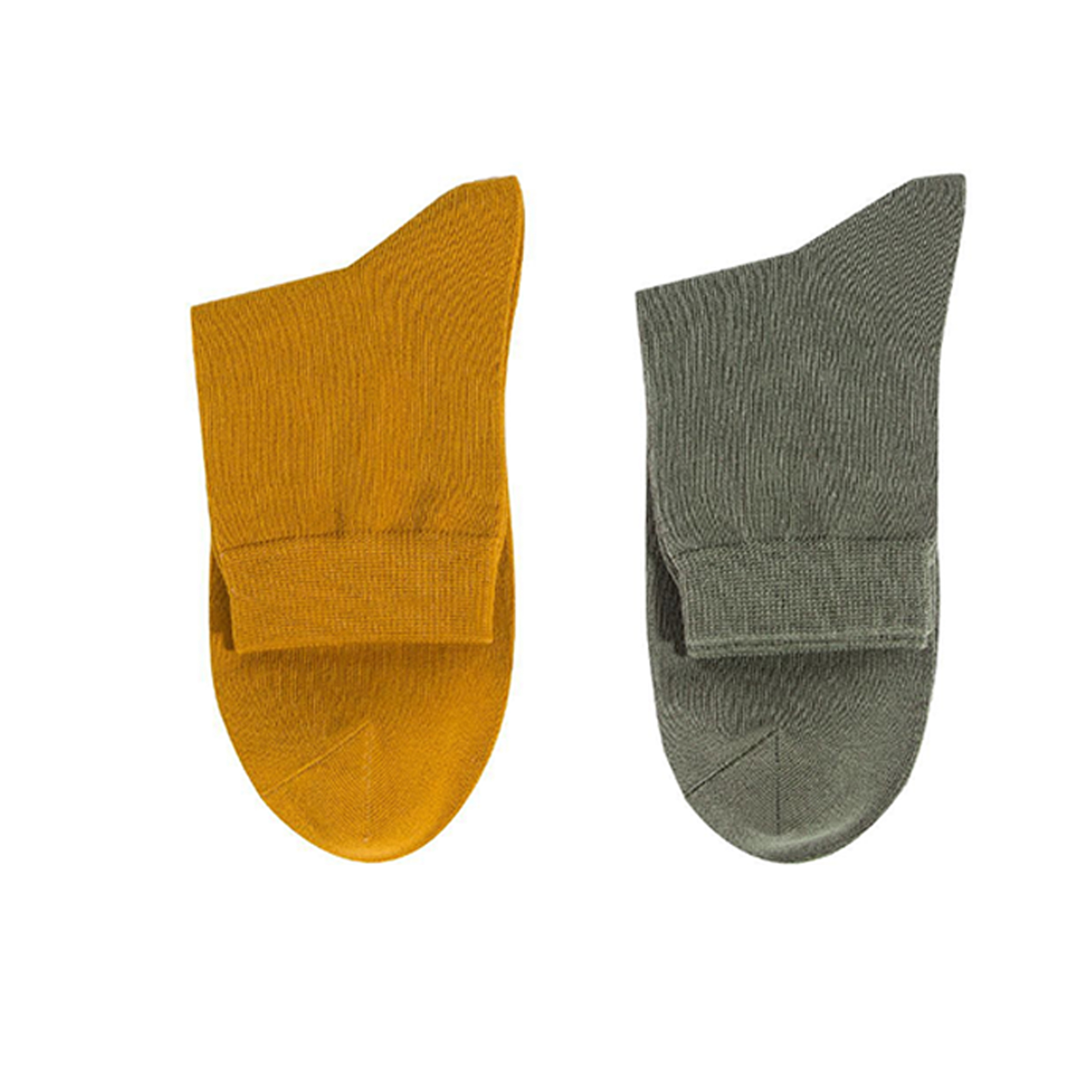 Comfortable Solid Color Mid Tube Cotton Socks 4