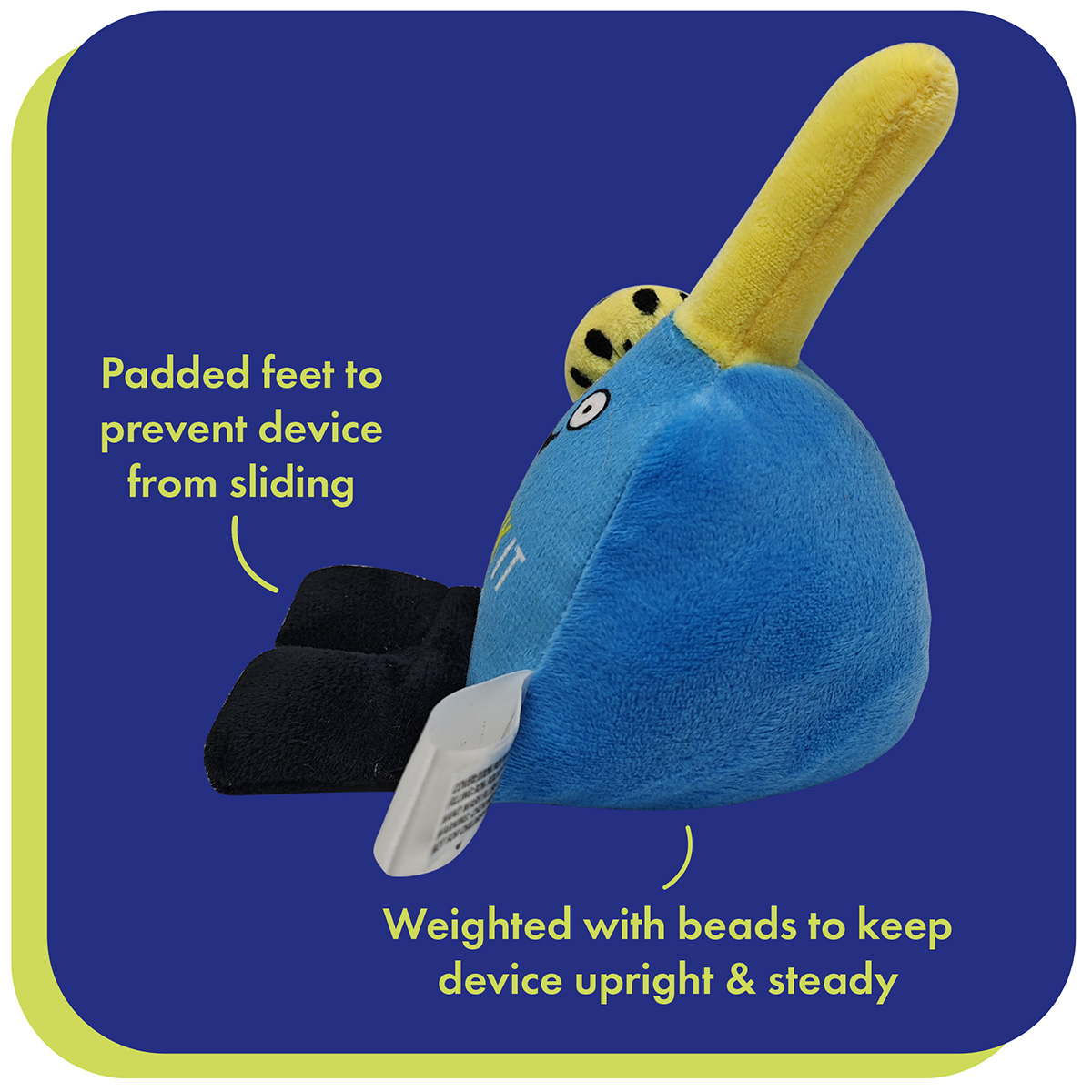 Phone Pals™ Weighted Plush Phone Holder - Pickleball Player 11