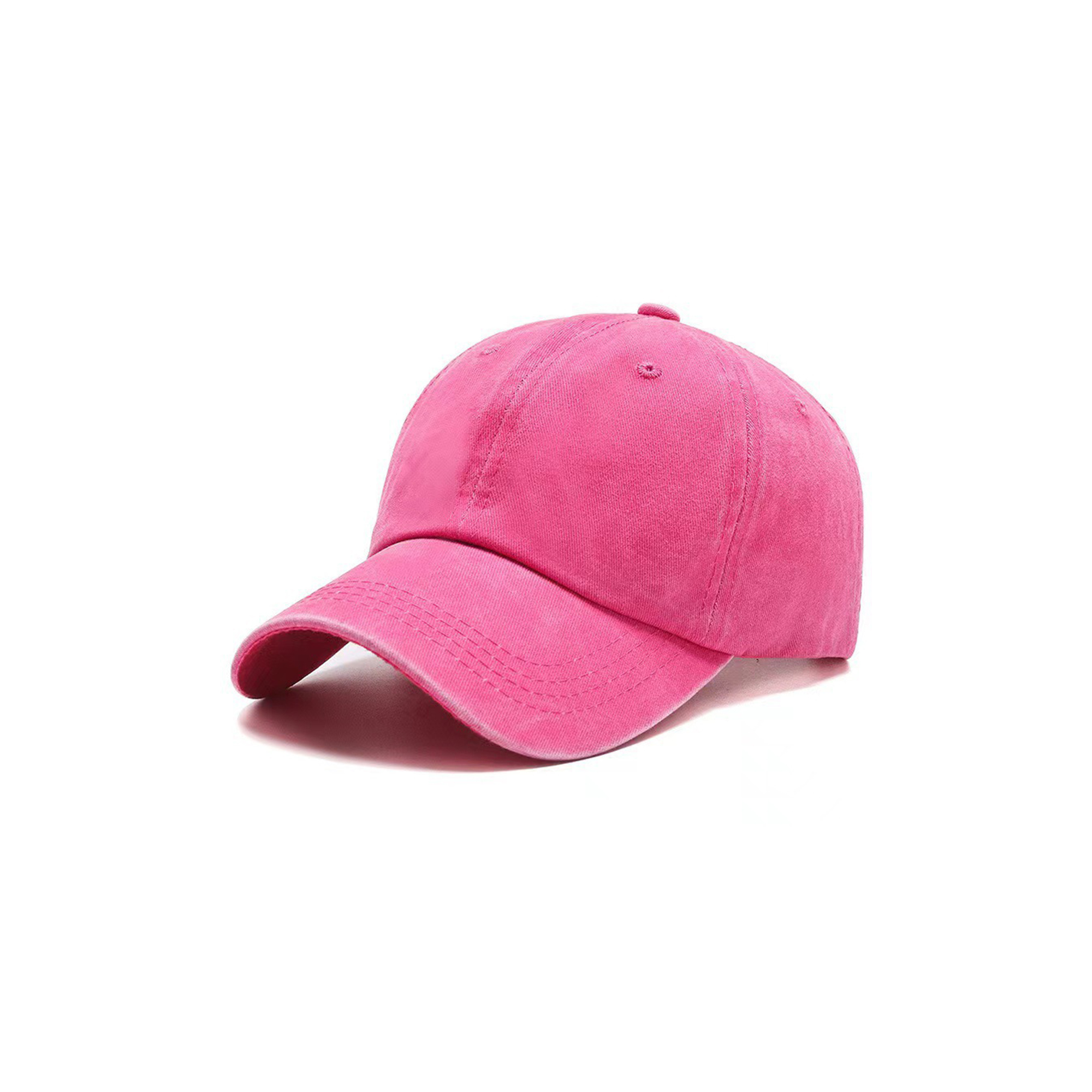 Cotton Adjustable Baseball Cap With Metal Buckle 16