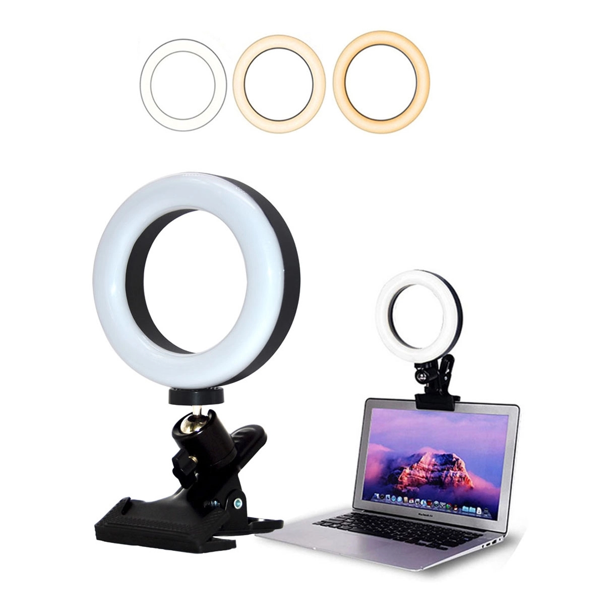 Selfie Ring Light For Desk And Laptop 2