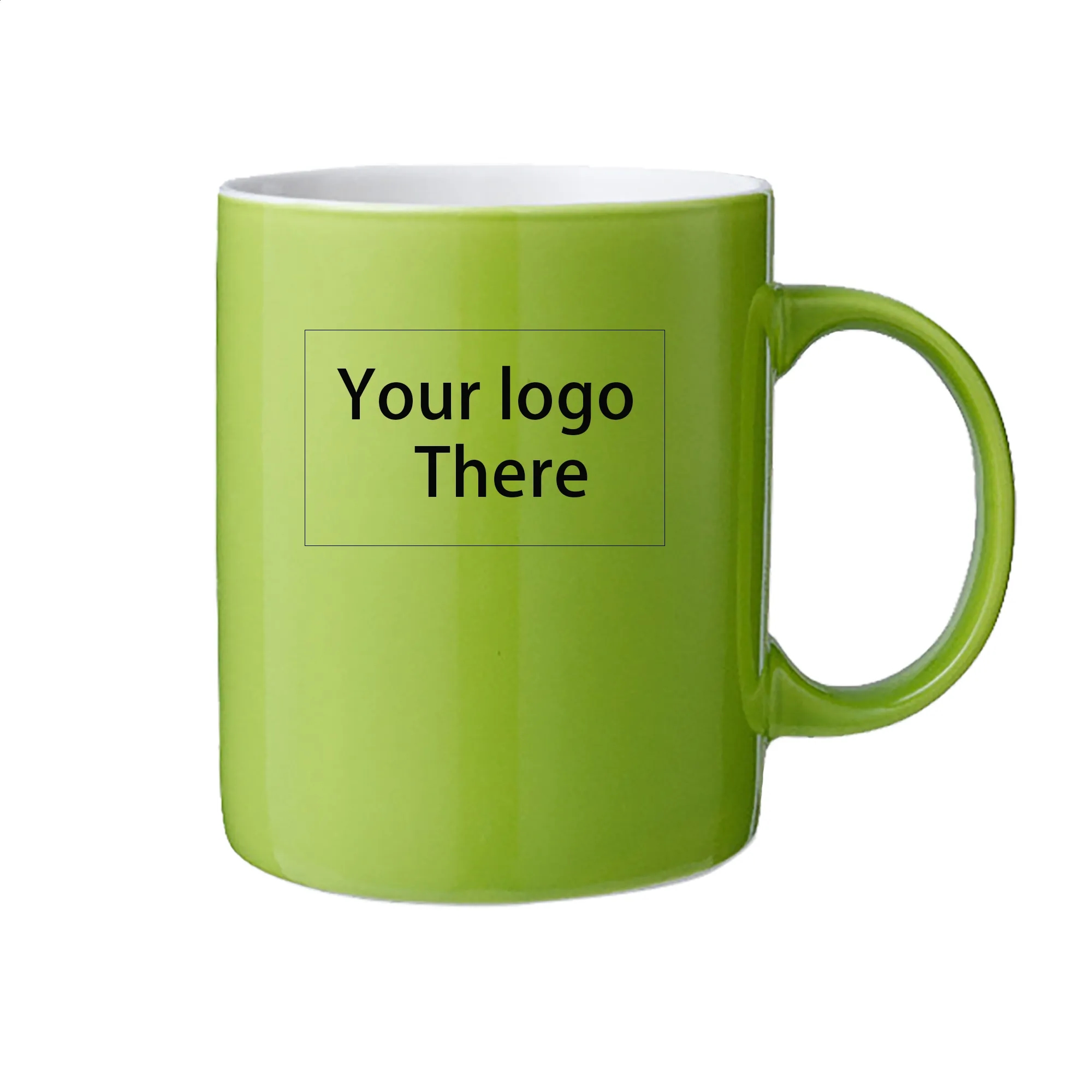 11.8OZ Classic Straight High-quality Ceramic Coca Coffee Mug 1