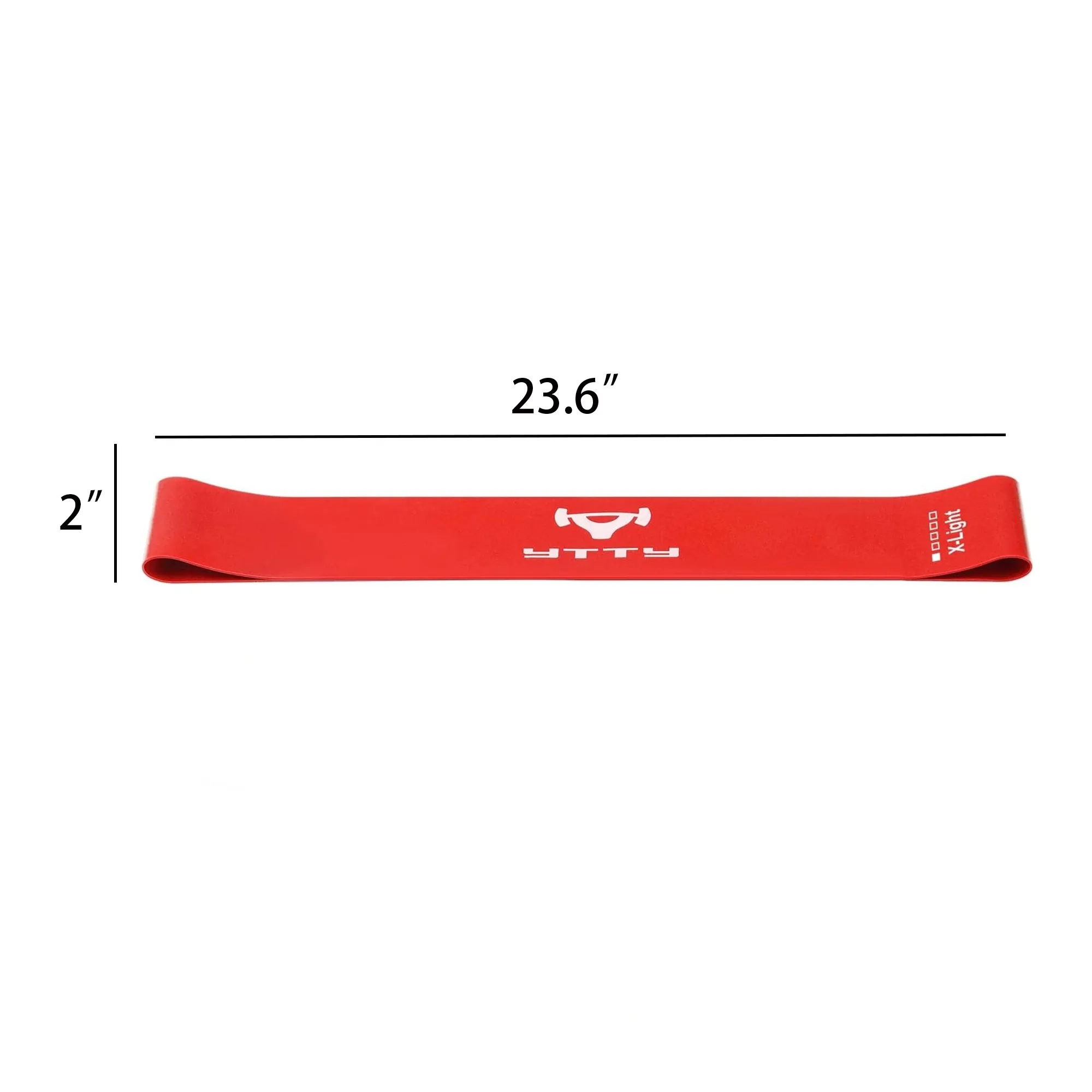MOQ 50sets Set Of 5 TPE Yoga Training Resistance Bands 2
