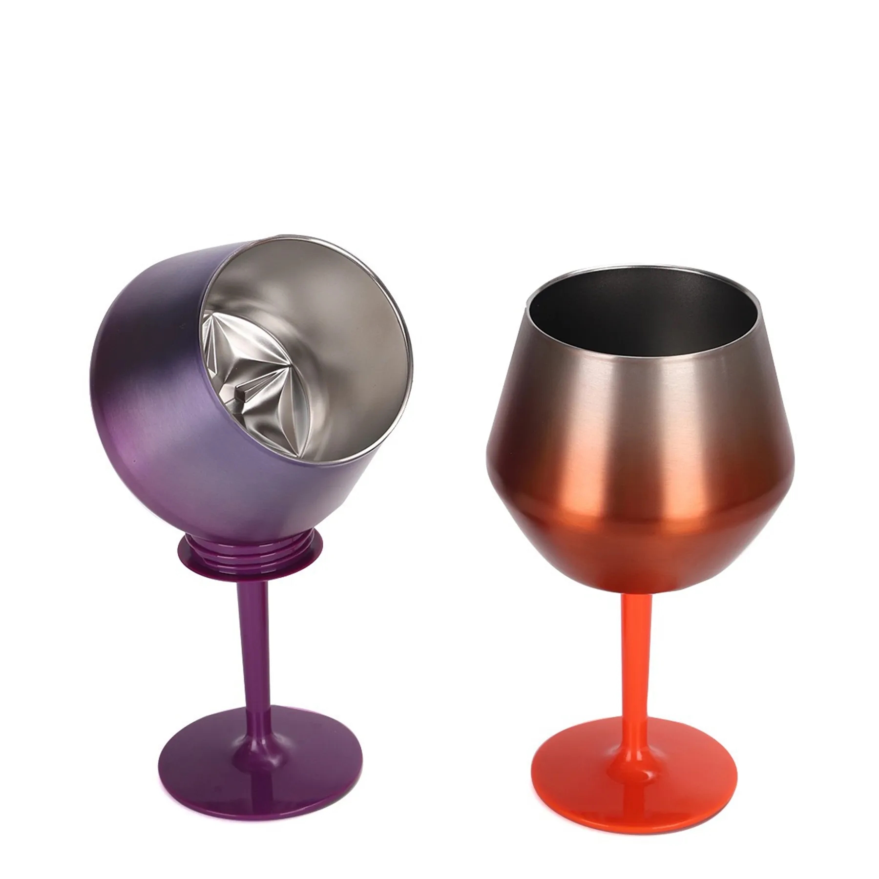 14 Oz. Stainless Steel Removable Wine Goblet 4