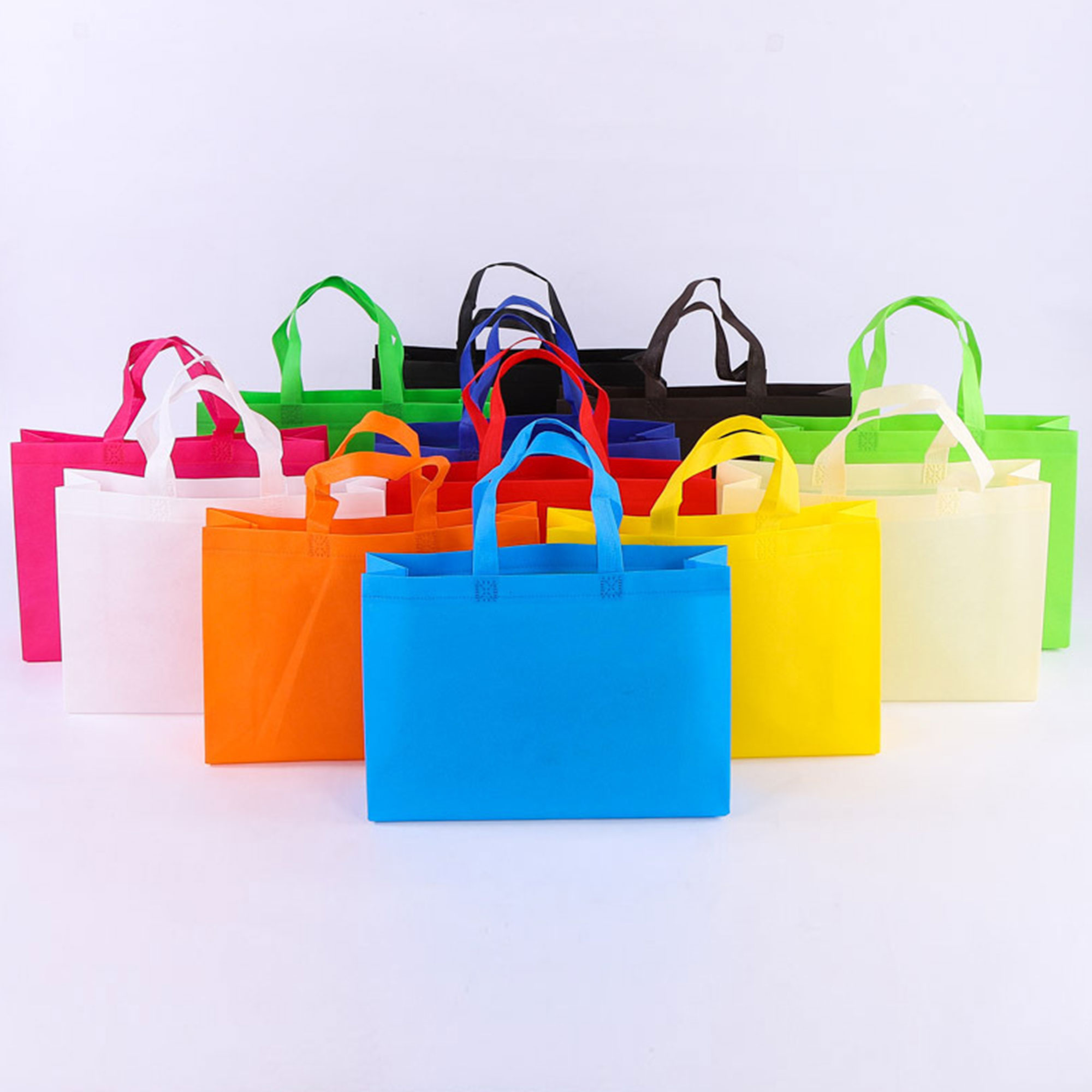 Reusable Non-woven Tote Bag With Handles 2