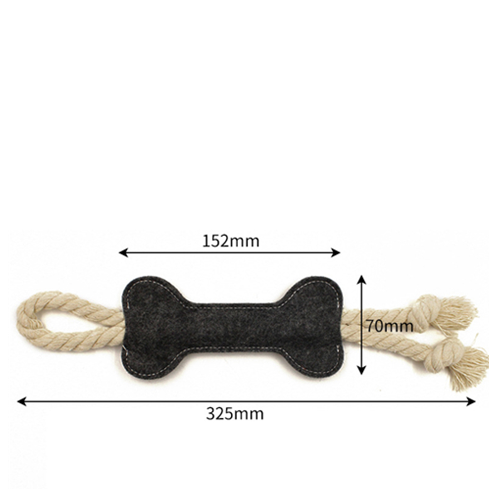 Pull And Tug Dog Bone Toy 2
