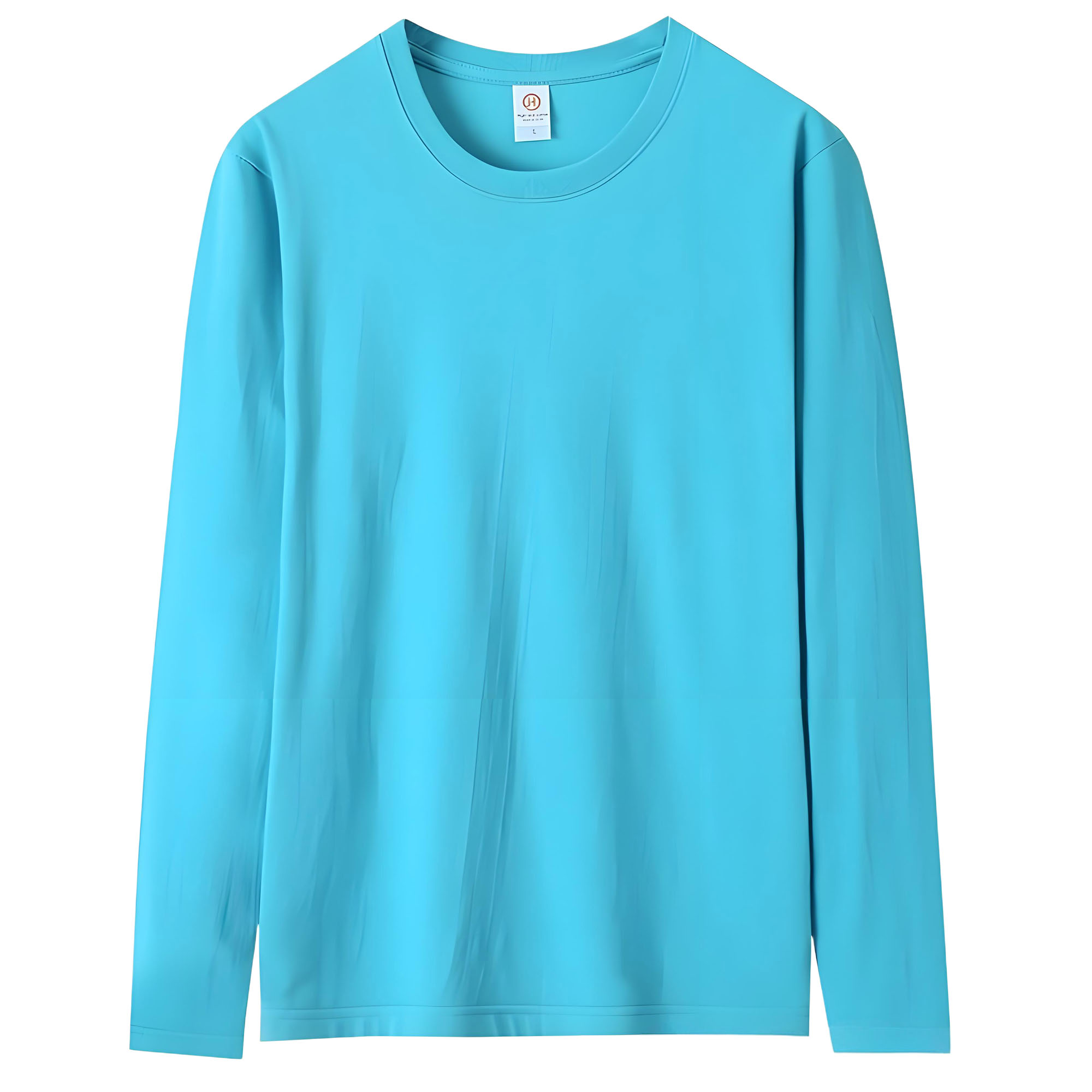 Men's Cotton Long Sleeve T-Shirt, Oversized Relaxed Fit. 2