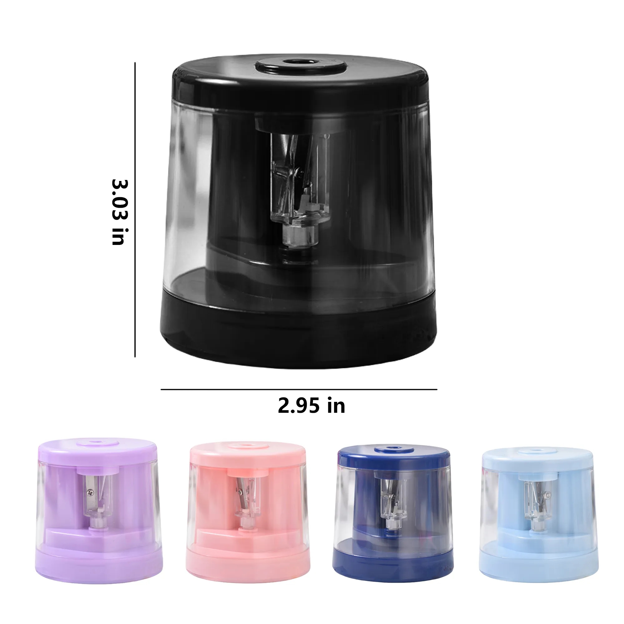 Electric Pencil Sharpener With Replaceable Blades 7