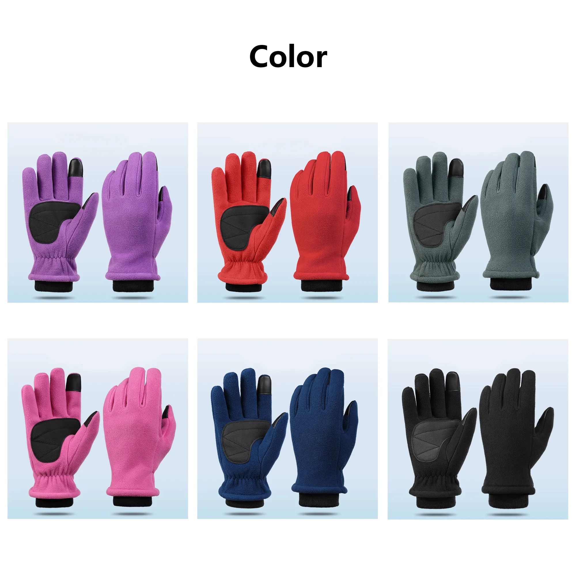 Outdoor Sports Waterproof Warm Gloves 6