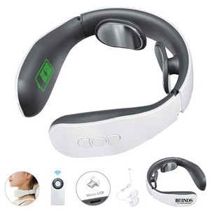 Rechargeable Electric Pulse Neck Massager With Remote Control And Heat Therapy 3