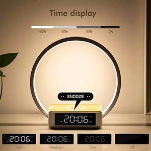 Bedside Table Lamp, WILIT Touch Lamp with Alarm Clock 6