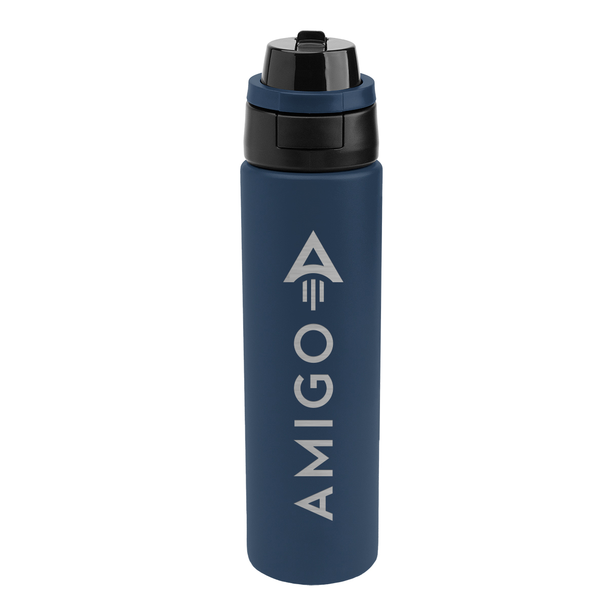 24 Oz. Pop Sip & Chug Recycled Stainless Steel Bottle, custom water bottle with logo imprint 23