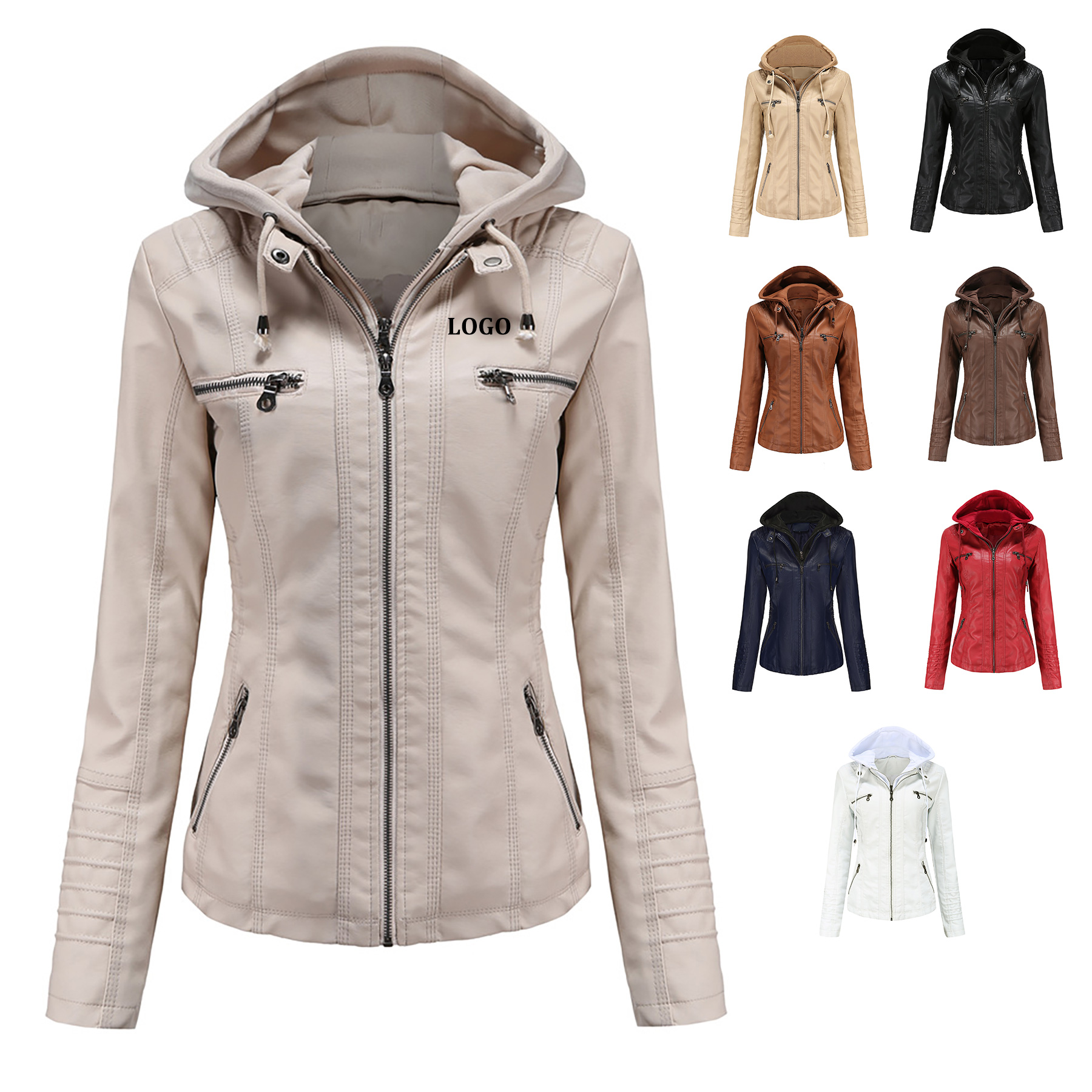 Women's Faux Leather Jacket 9
