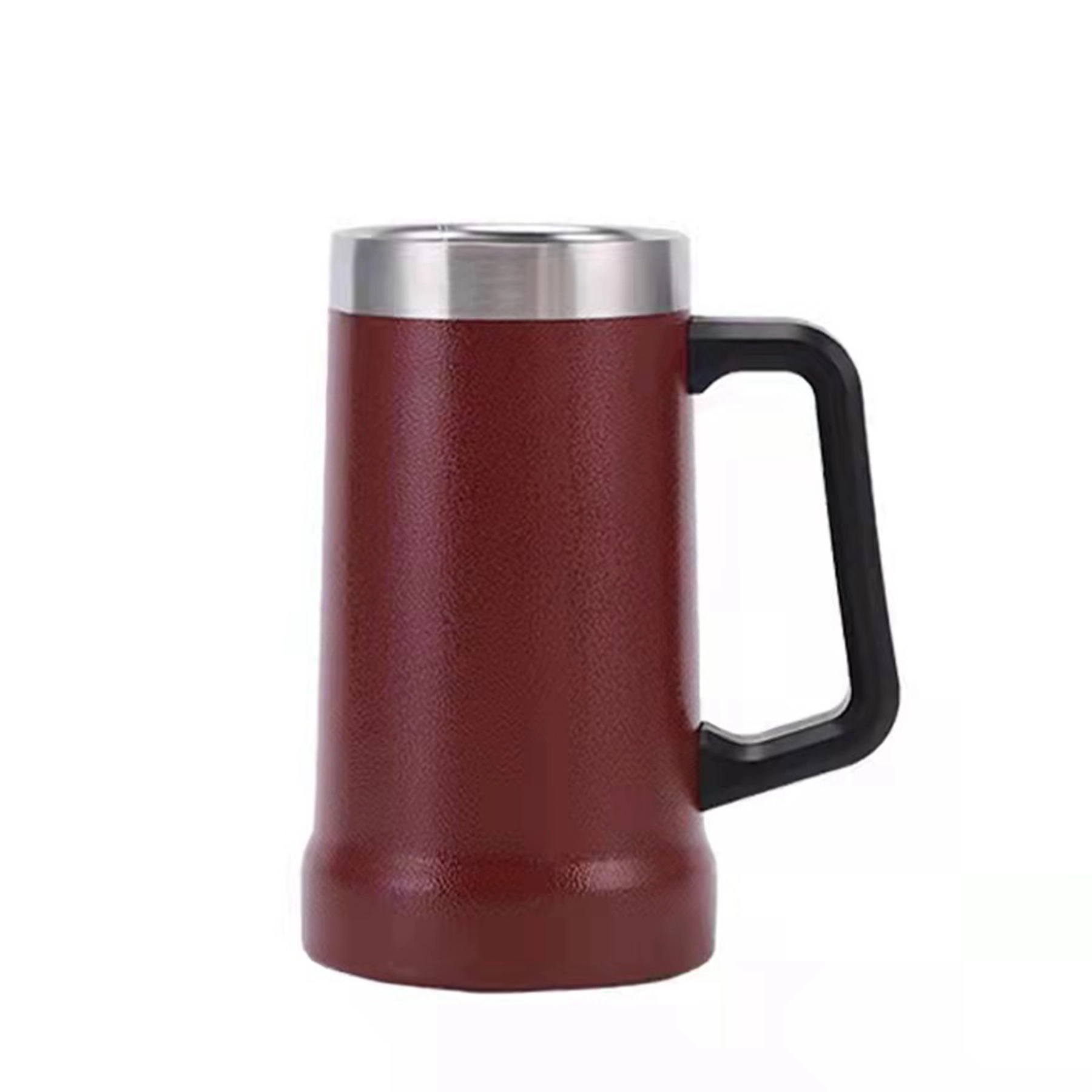 20 Oz Stainless Steel Beer Mug with Handle 25