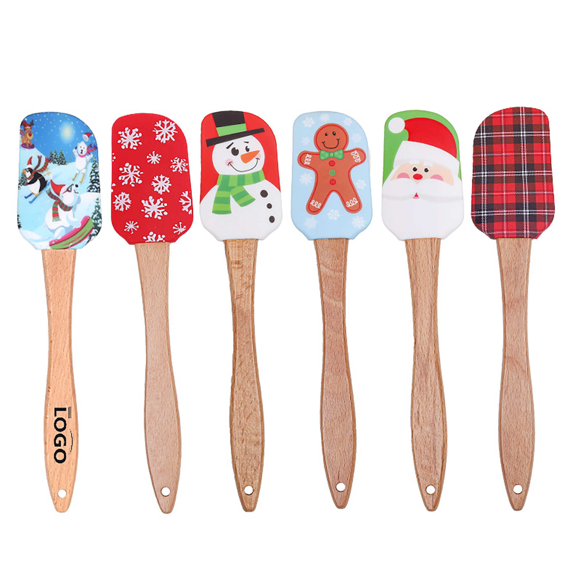 Festive Silicone Kitchen Spatula 2