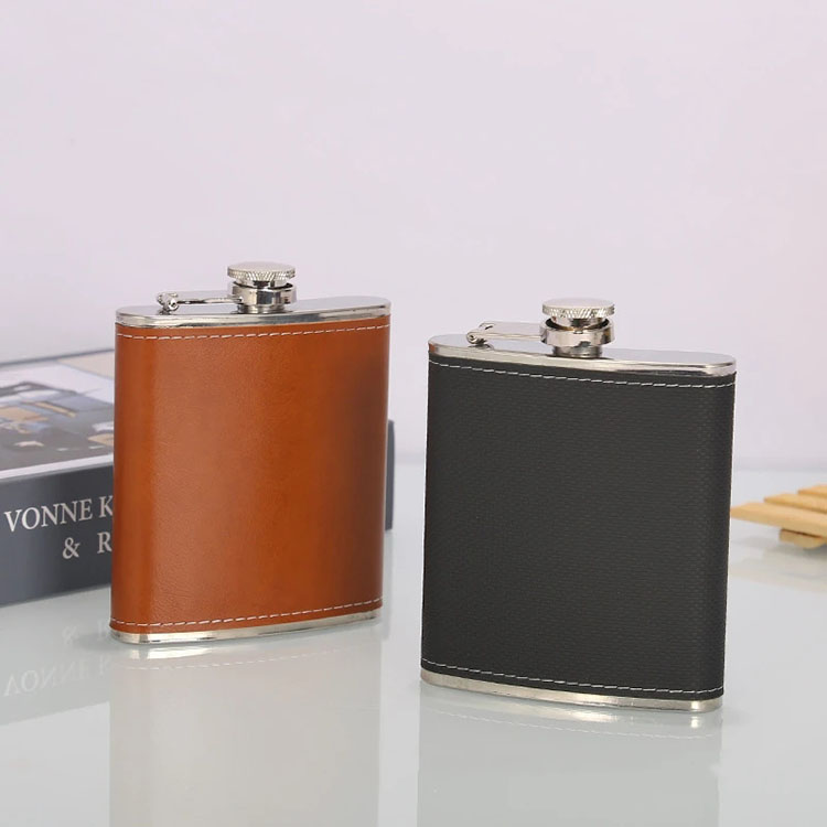 PU Leather Stainless Steel Wine Bottle 2