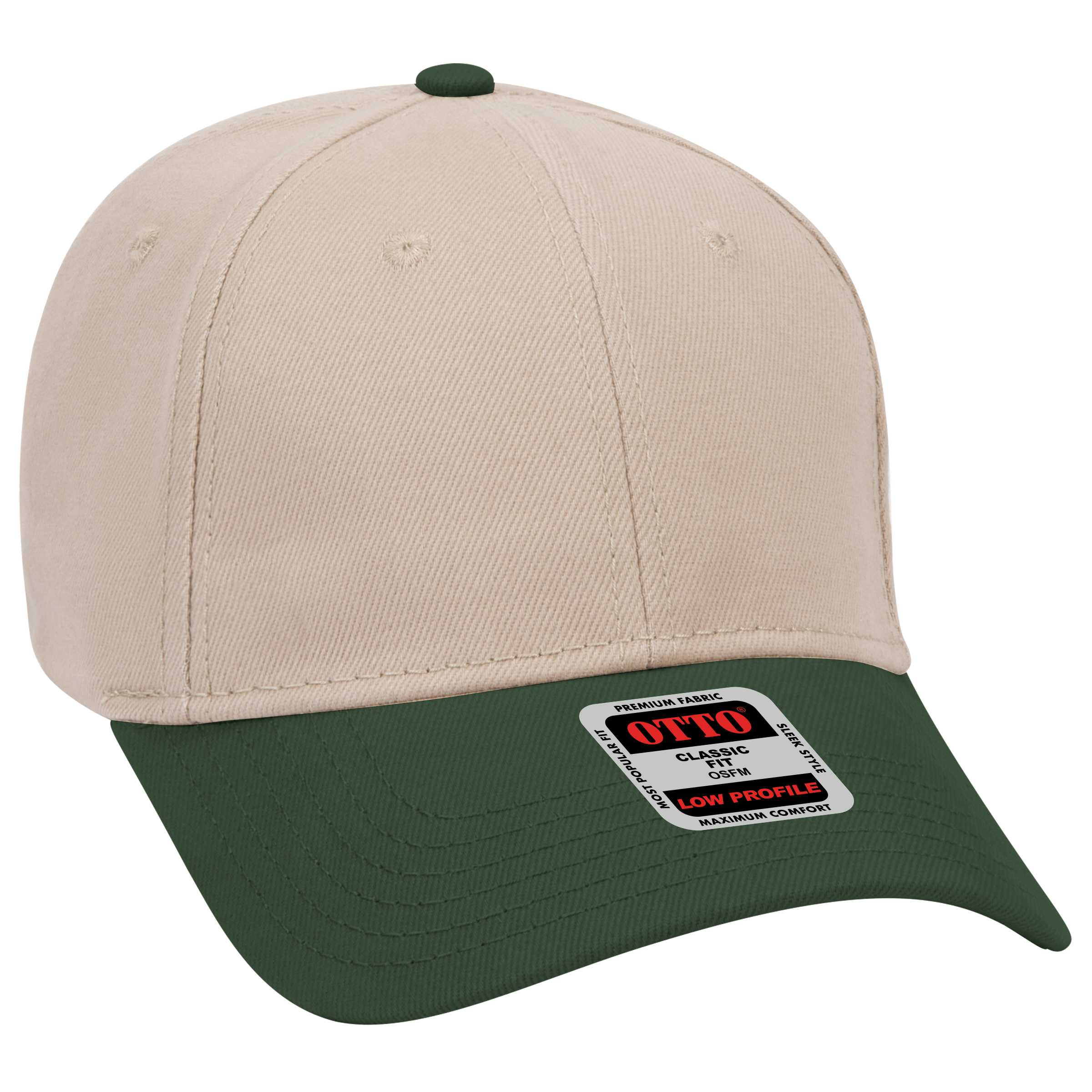 OTTO CAP® 6 Panel Low Profile Baseball Cap 13