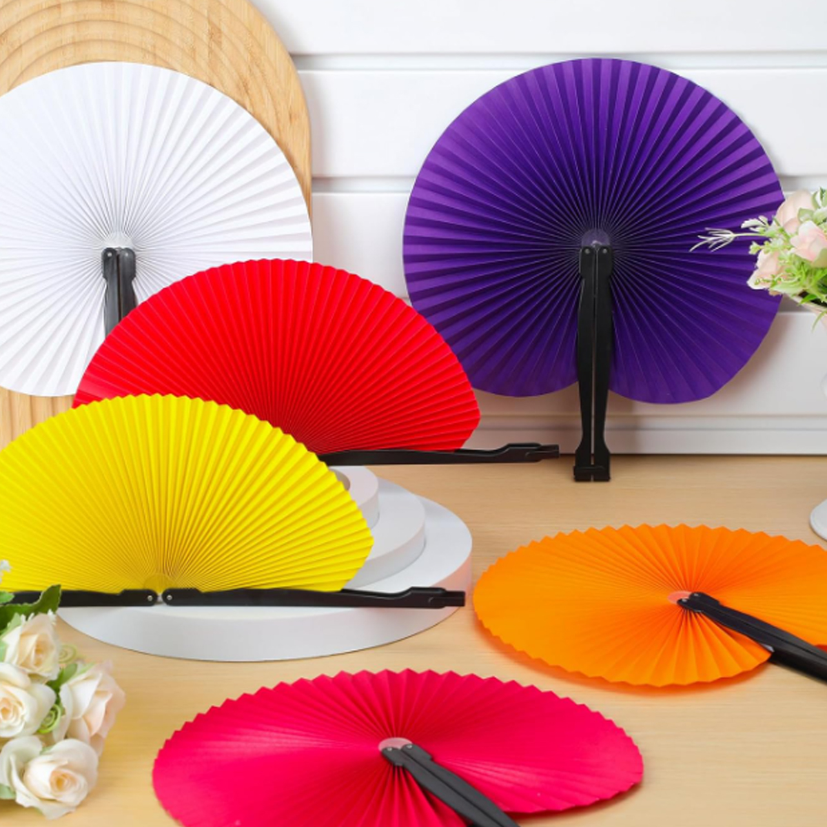 Compact Folding Hand Fan for Portable Cooling 5