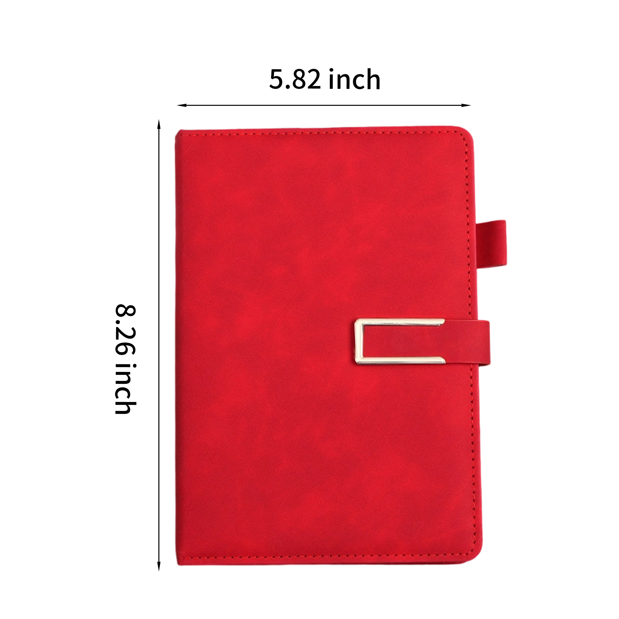 A5 Hardcover Leather Notebook With Lined Paper 200 Pages 14