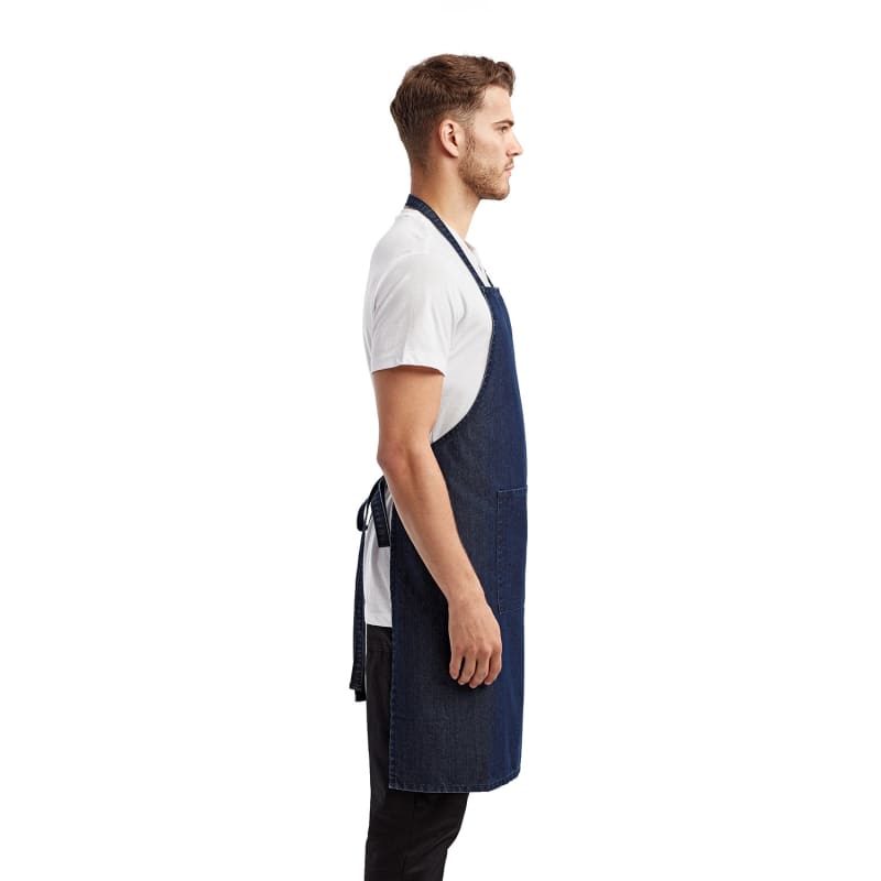 Artisan Collection By Reprime Unisex 'Colours' Recycled Bib Apron With Pocket 122