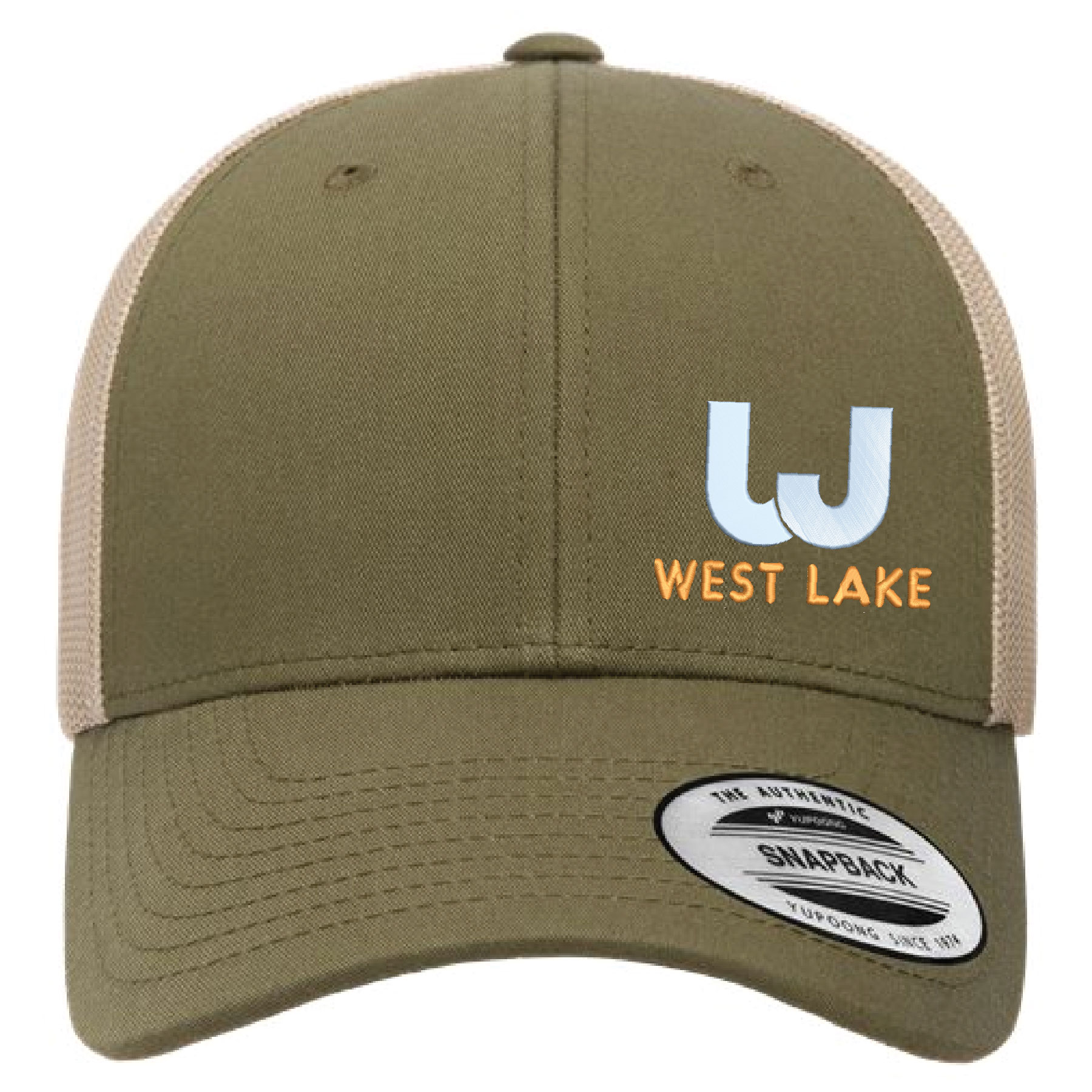 Yupoong 6601 YP Classics Elite Hat with Leatherette Patches or Embroidery