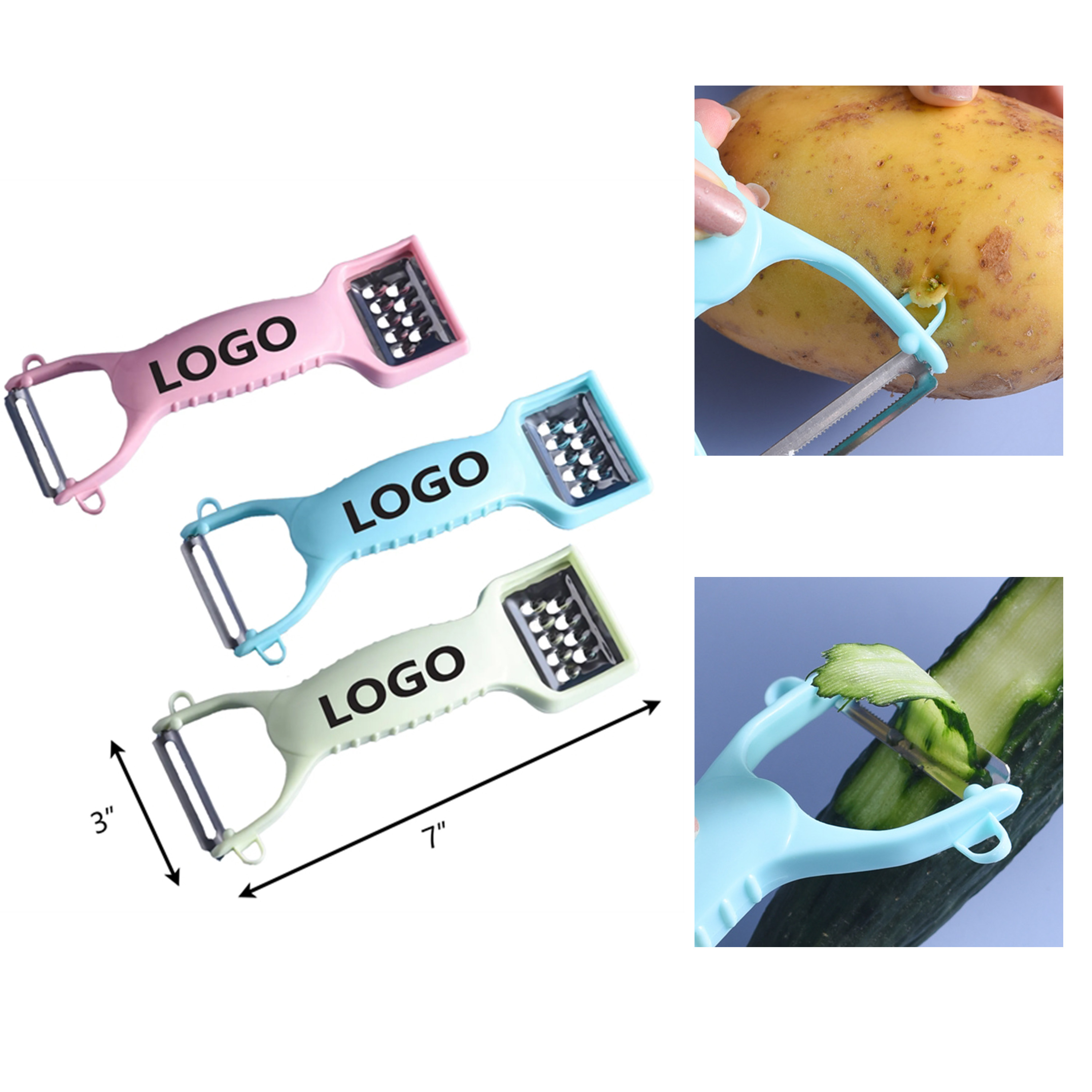 Versatile Multifunction Fruit Vegetable Peeler Grater 2