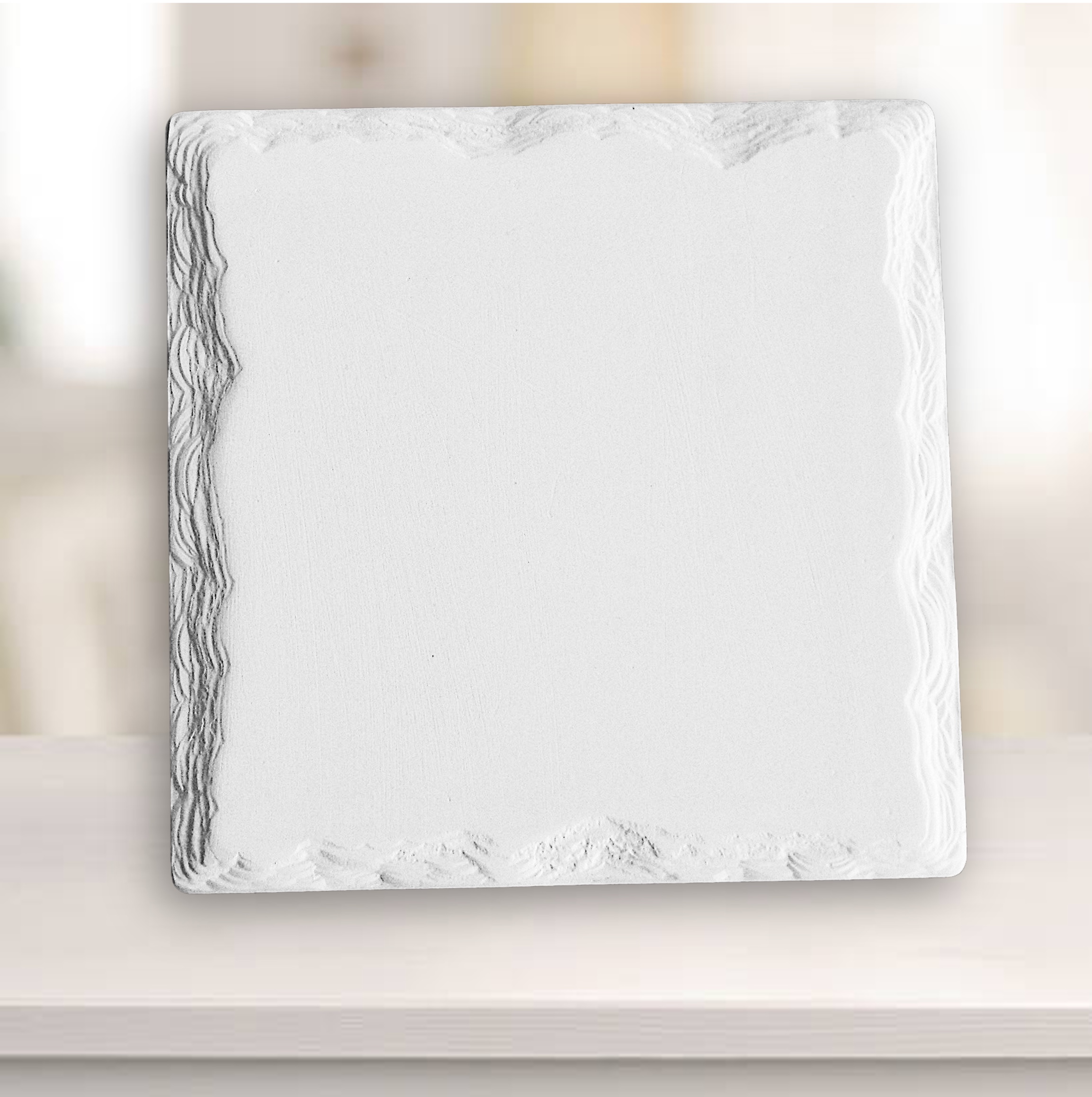 Square Layered Edge Absorbent Stone Coaster - Full Bleed 7