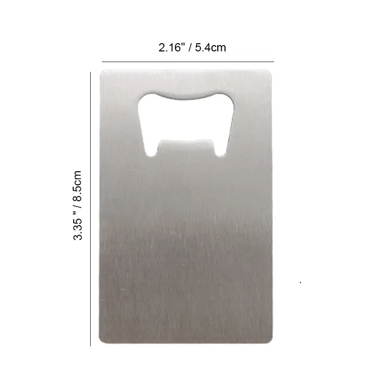 Stainless Steel Credit Card Bottle Opener 4