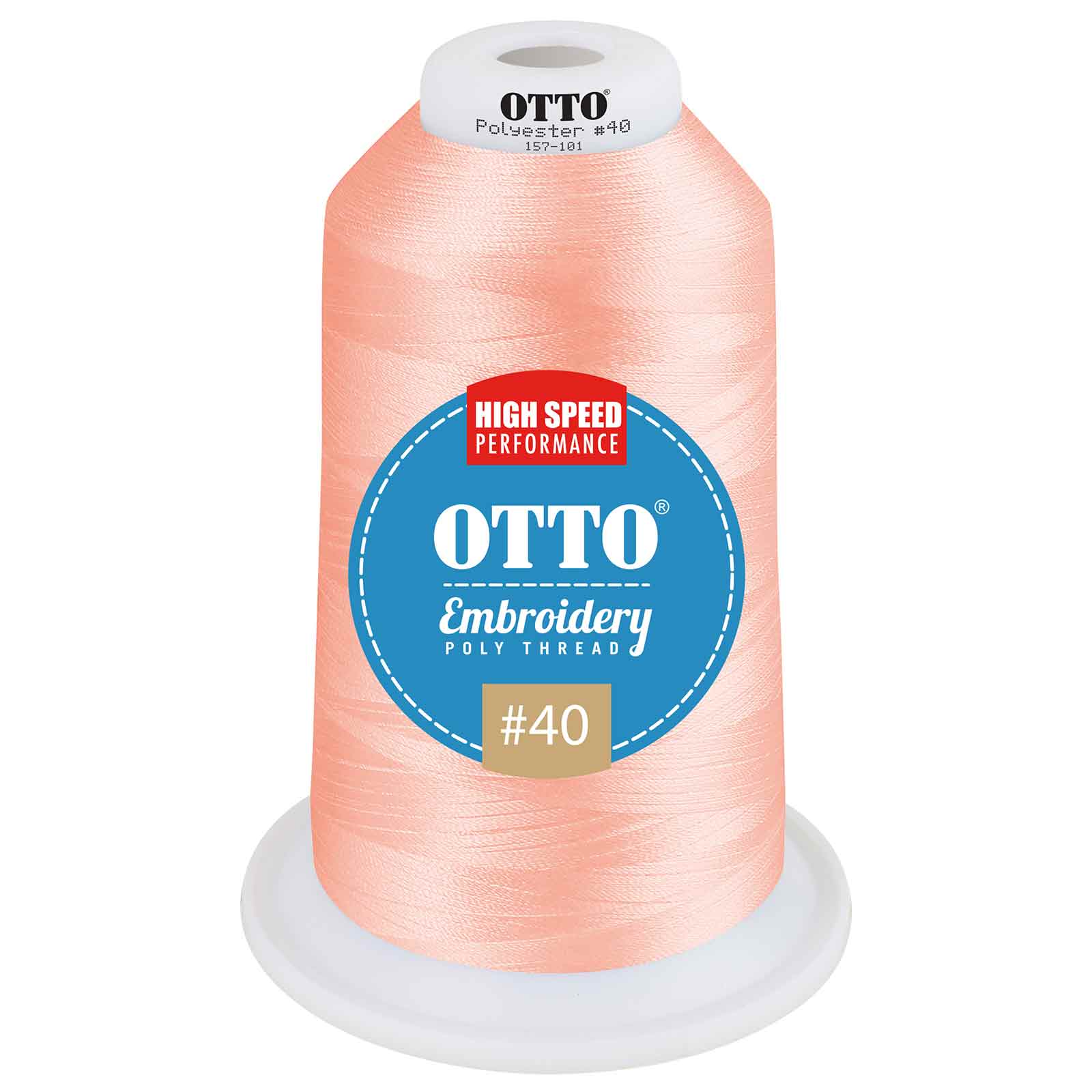 OTTO Embroidery Poly Thread #40 5,500 yd. King Cone 1016