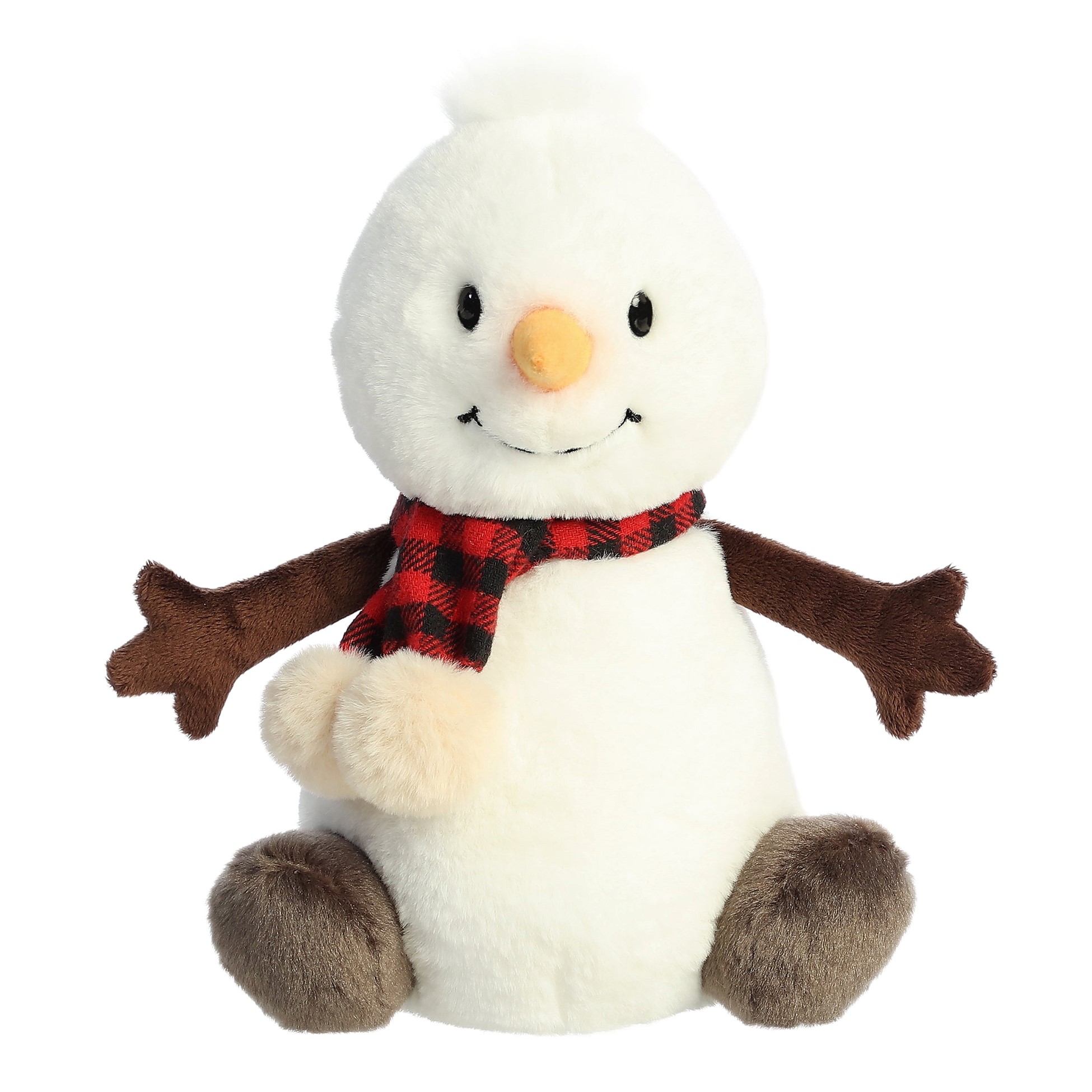 10" Snowman with scarf 1