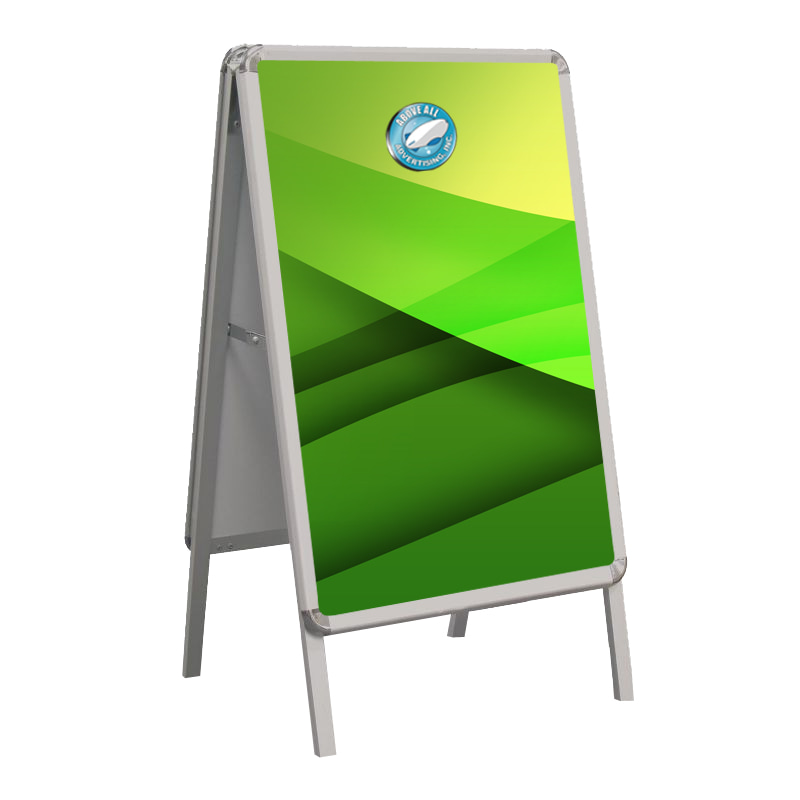 A-Frame Sidewalk Sign (Hardware with Custom Graphic) 2