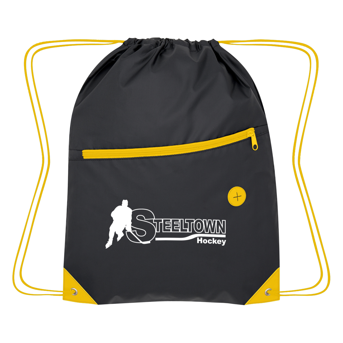 Color Pop Recycled Drawstring Bag 2