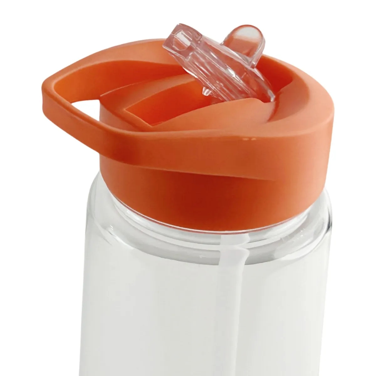 Clear Impact Water Bottle with Flip Straw Lid 2
