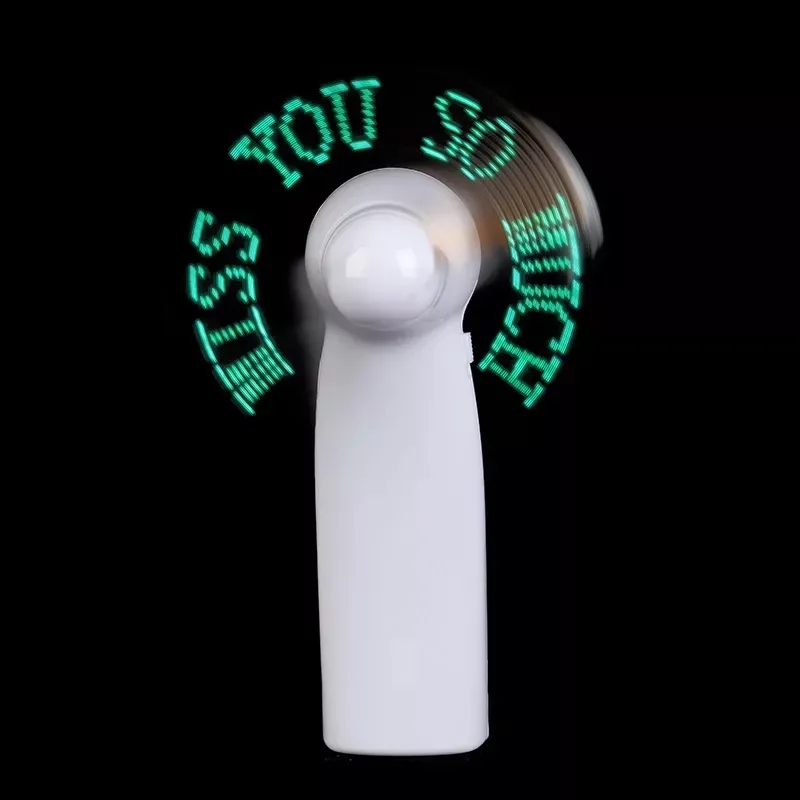 Custom LED Promotional Light Up Mini Fan 4