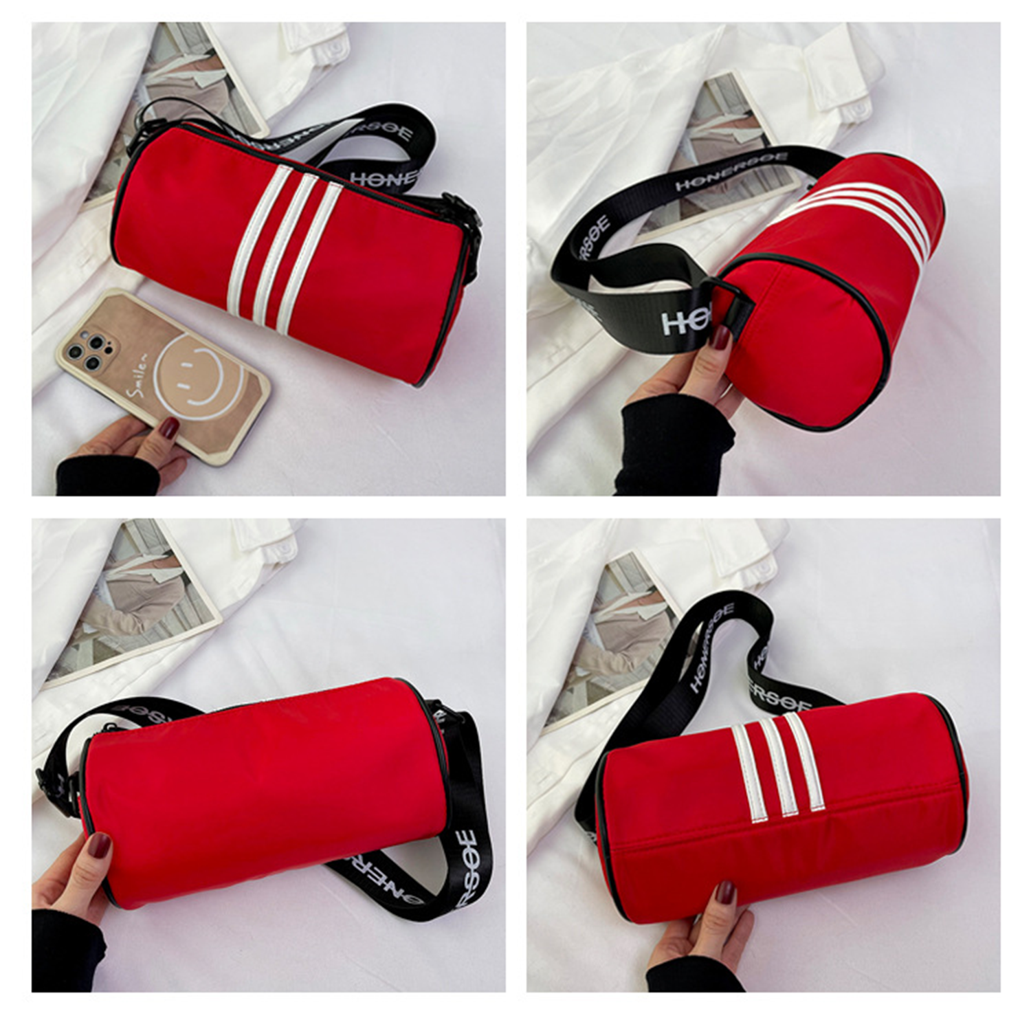 Nylon One Shoulder Crossbody Commuter Bag 11