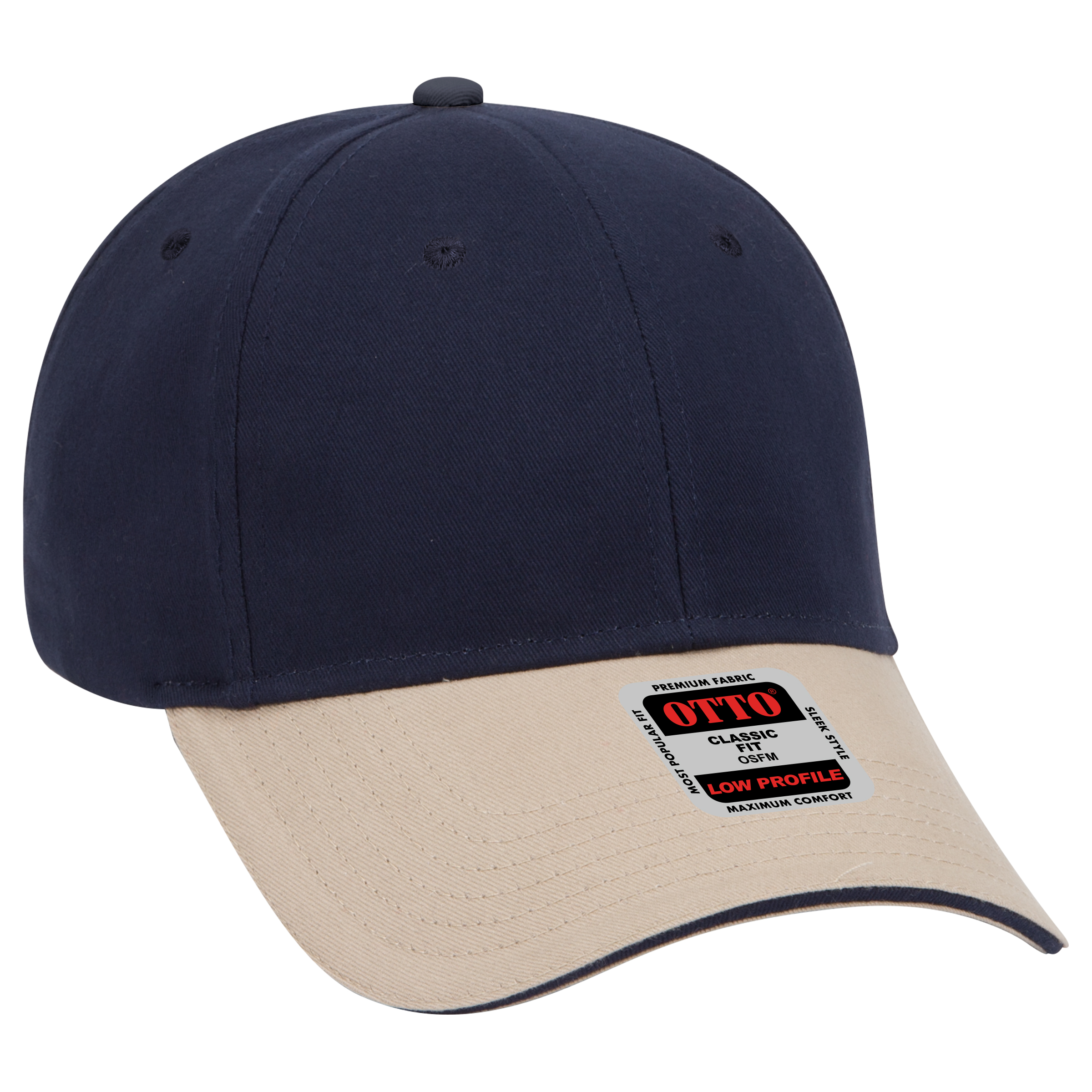 OTTO CAP® 6 Panel Low Profile Baseball Cap 30
