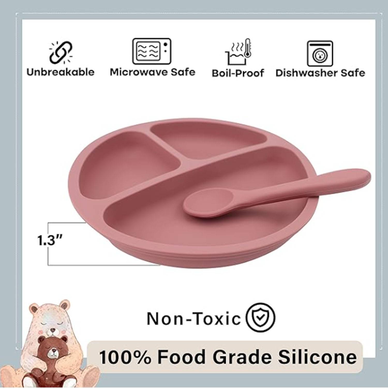 Baby Plates w Forks and Spoons 3