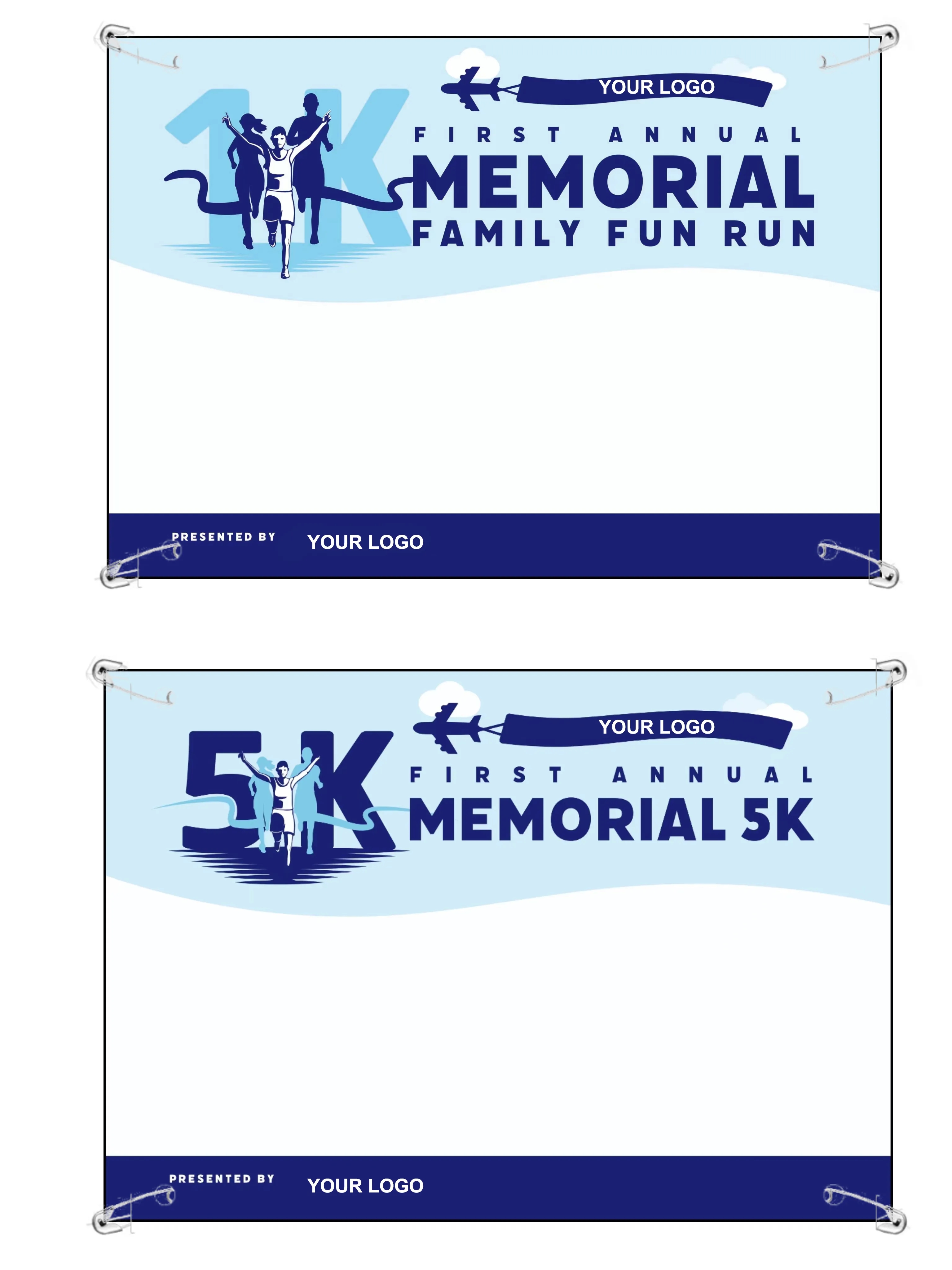 Full Color Printed Race Bibs 6