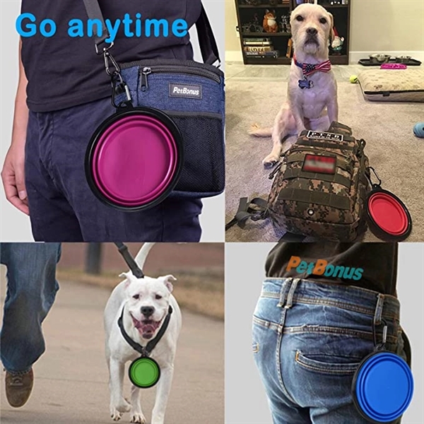 Collapsible Silicone Pet Bowl 5