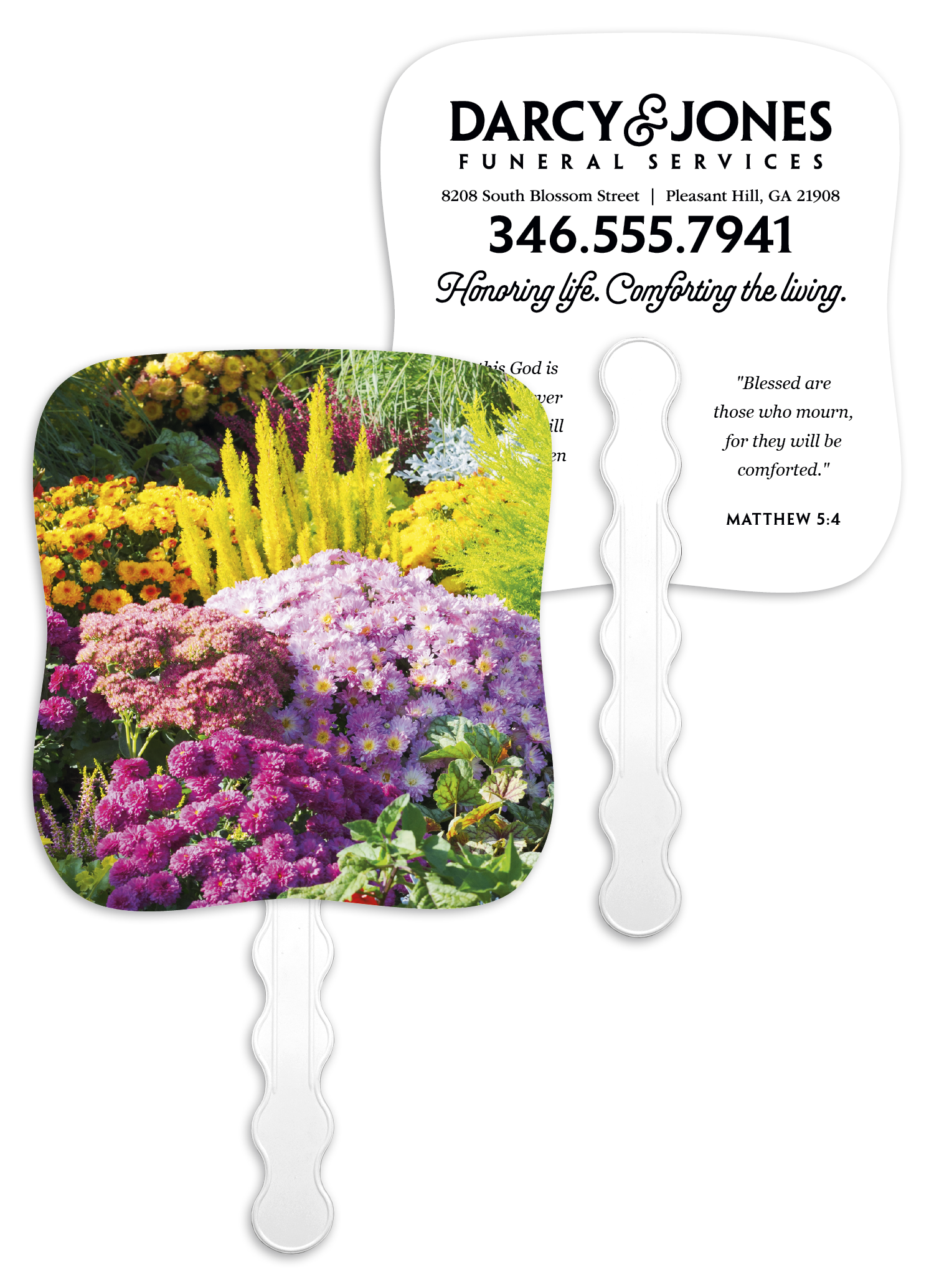 Skinner & Kennedy® Bountiful Garden - Pictorial Fan 12