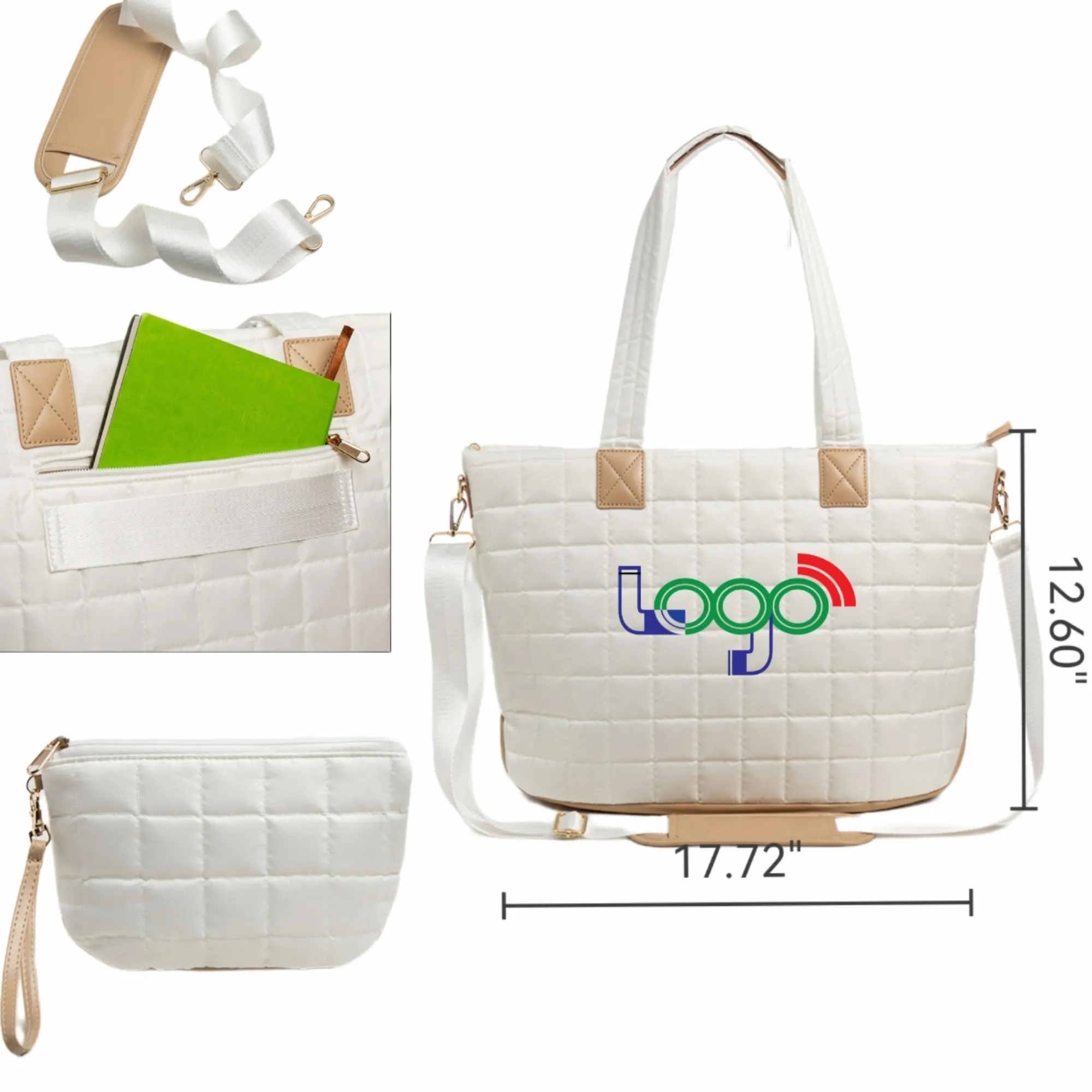 Women's Quilted Work Tote 3