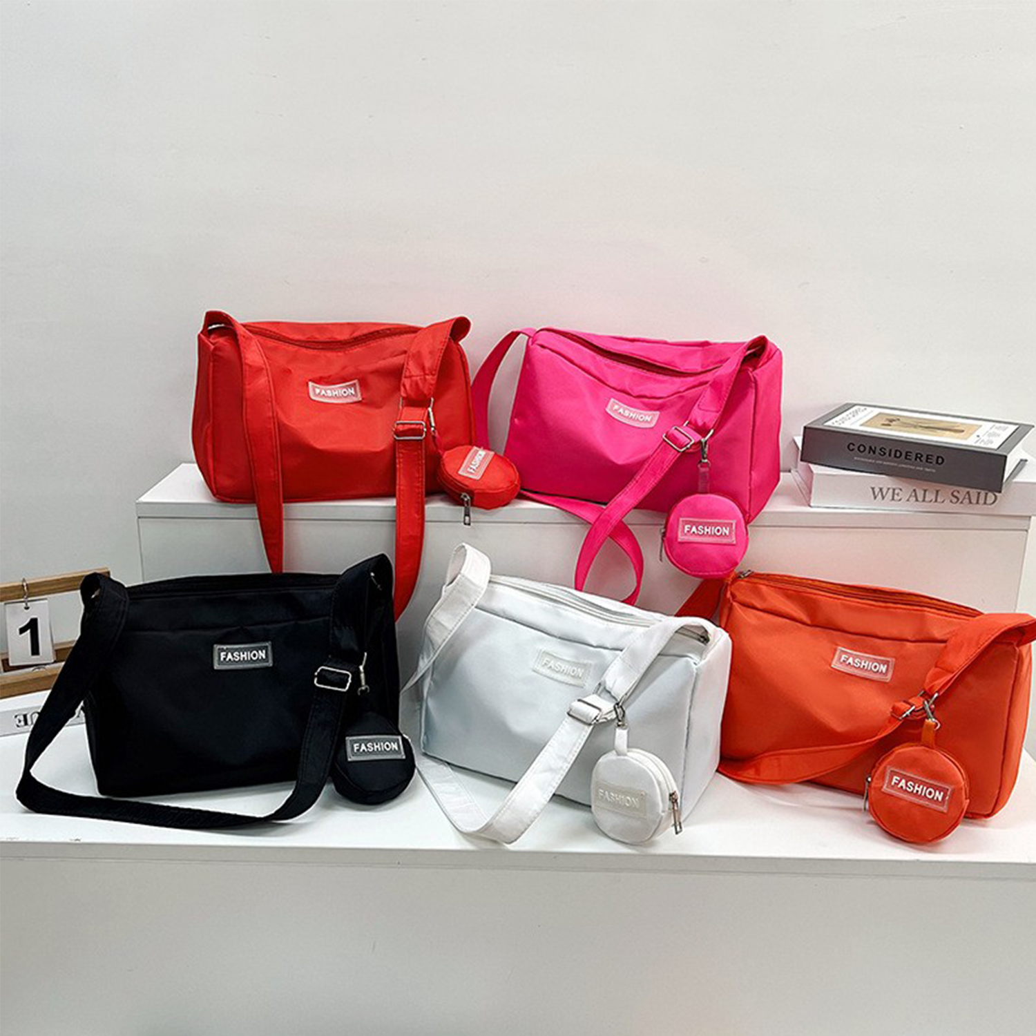 Nylon Crossbody One Shoulder Dumpling Bag 9