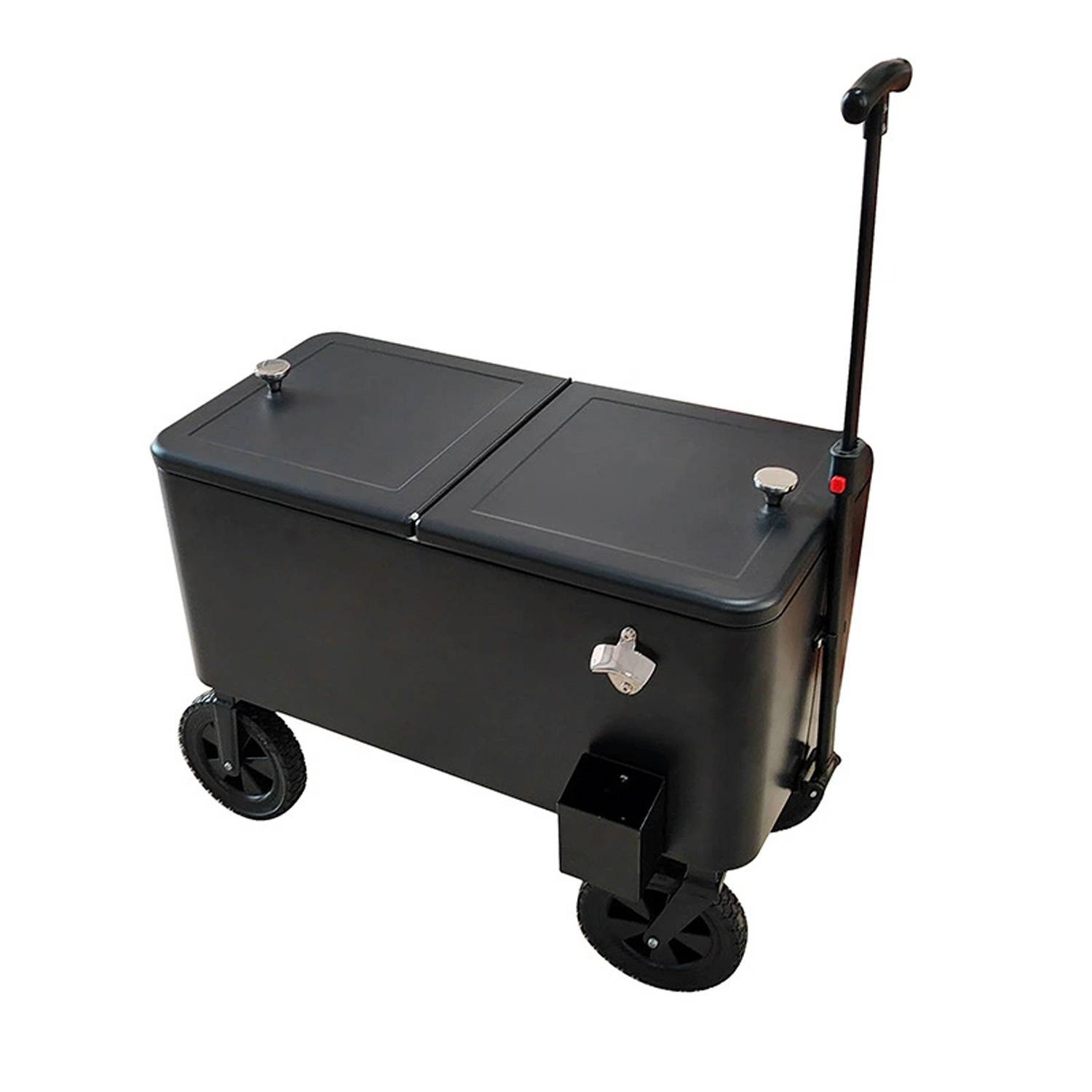 75L Outdoor Rolling Cooler w/ Extendable Handle 2
