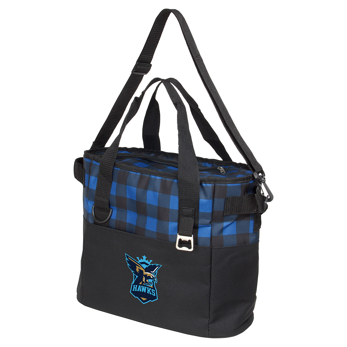 Plaid Insulated Cooler Bag 17