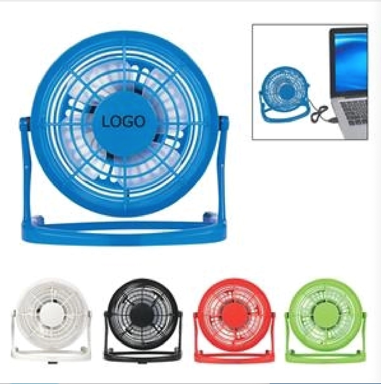 USB Mini Desktop Office Fan 2